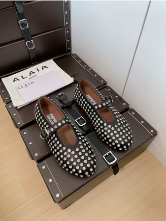 UA ALAÏA STRASS BALLET FLATS