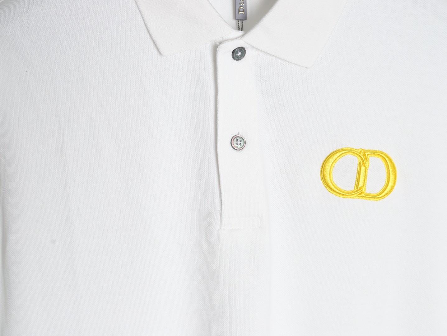D*or 22ss short-sleeved polo shirt
