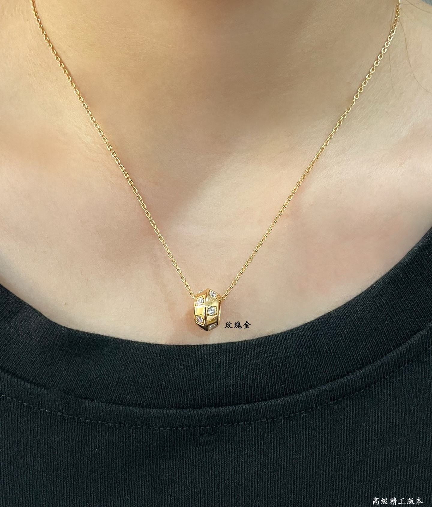 LV Checkerboard Necklace