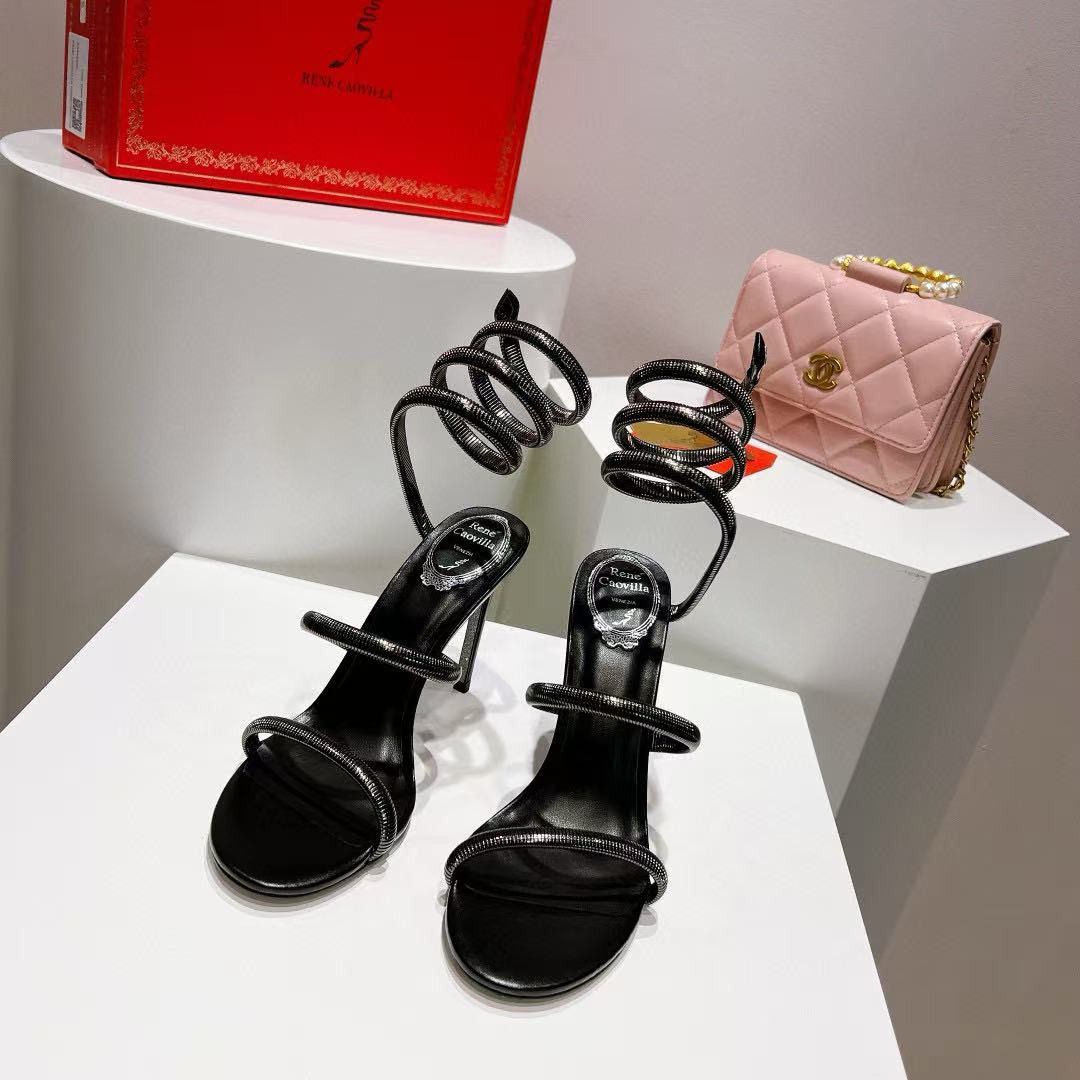 UA RENÉ CAOVILLA Cleo Pumps Sandals 95mm