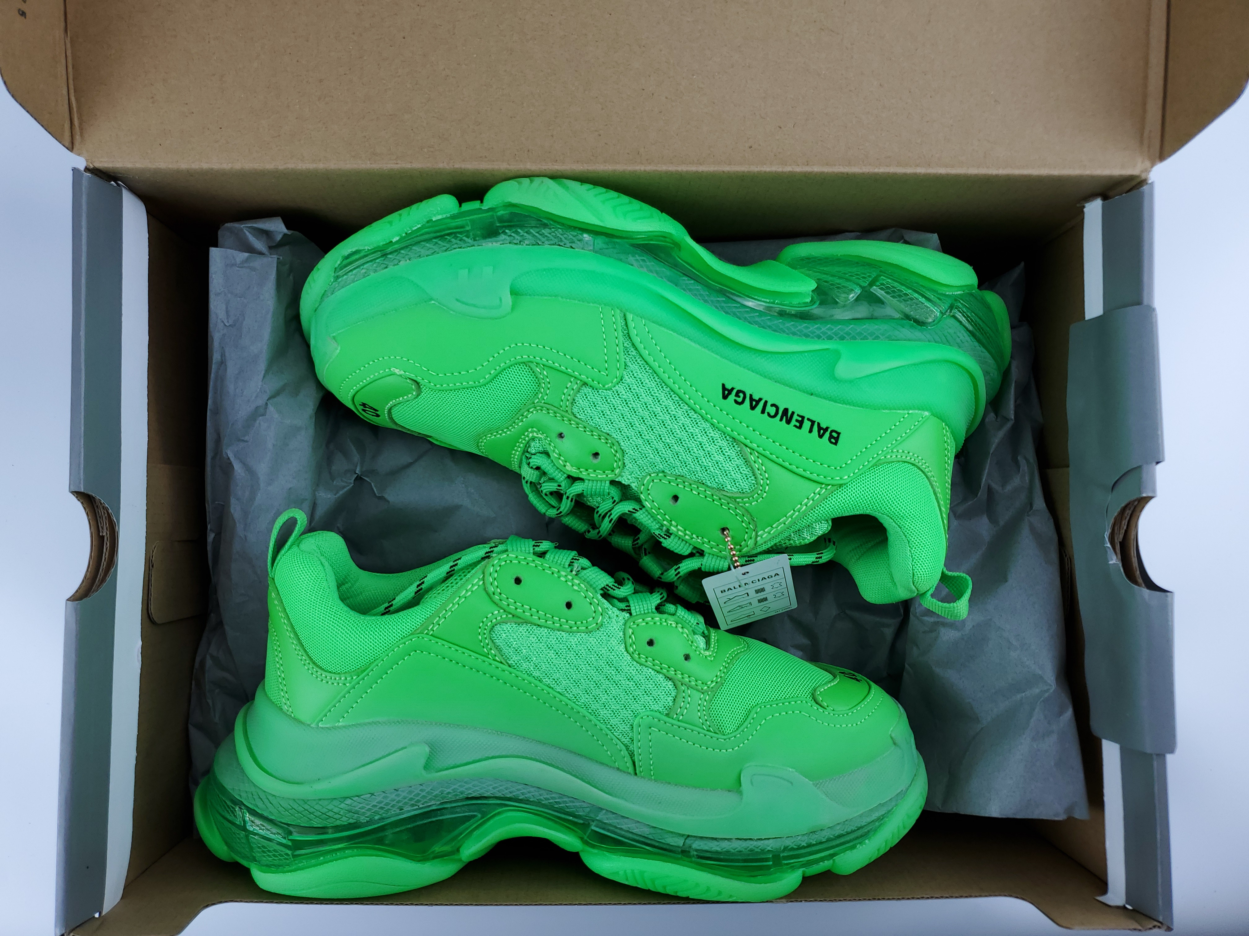 Balenciga Triple S Neon Green