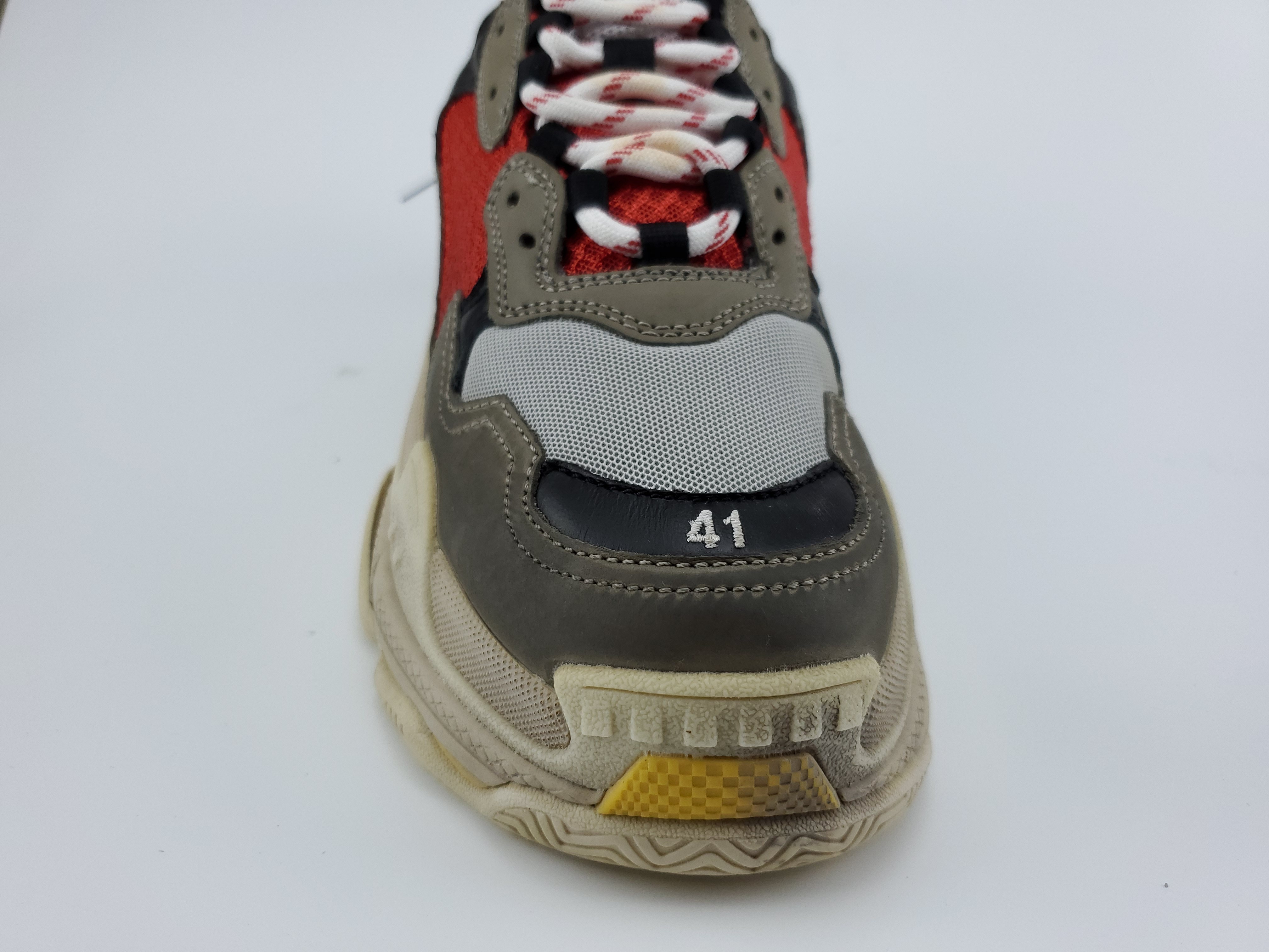 Balenciga Triple S Grey Red Blue (2018 Reissue)