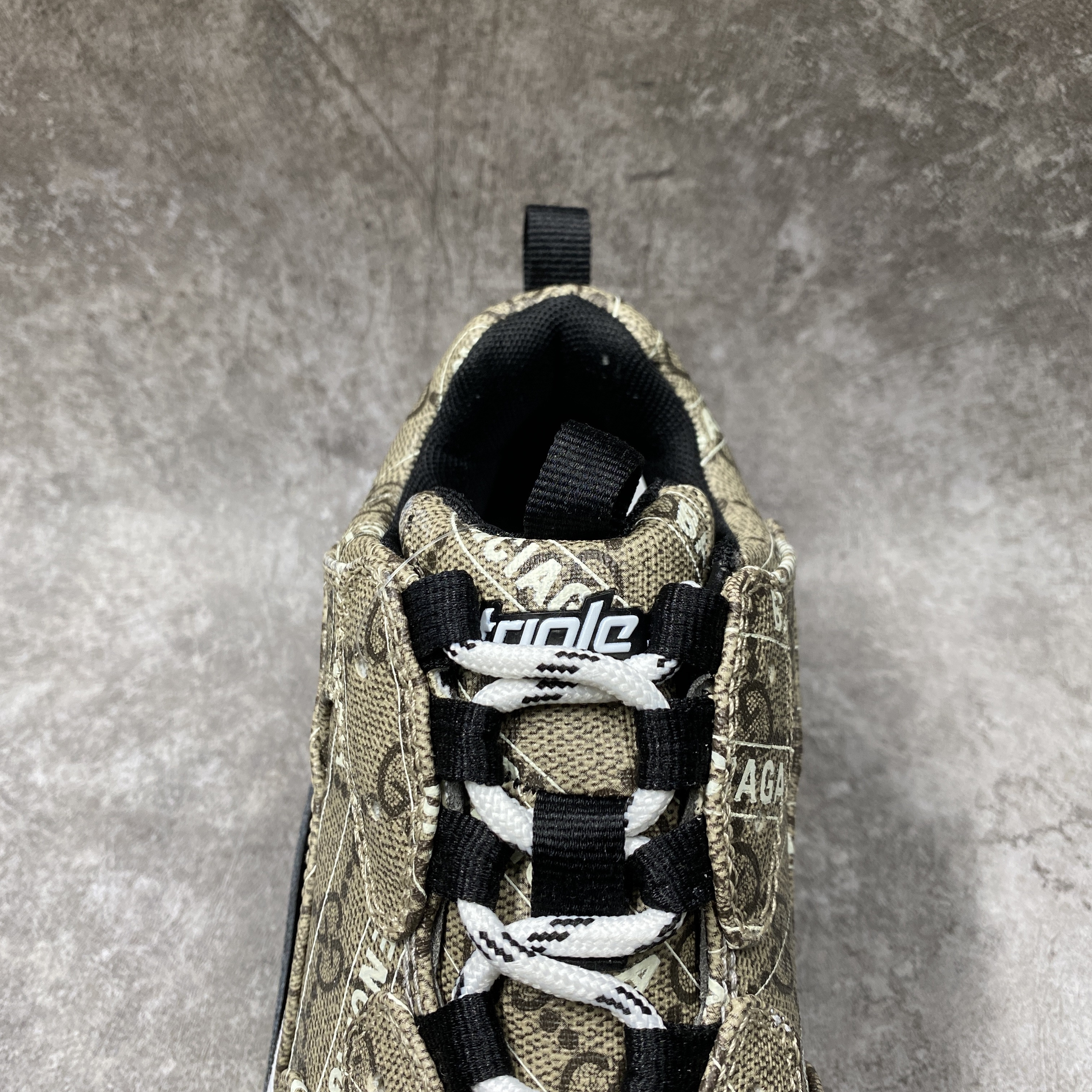 Balenciga x G The Hacker Project Triple S Beige