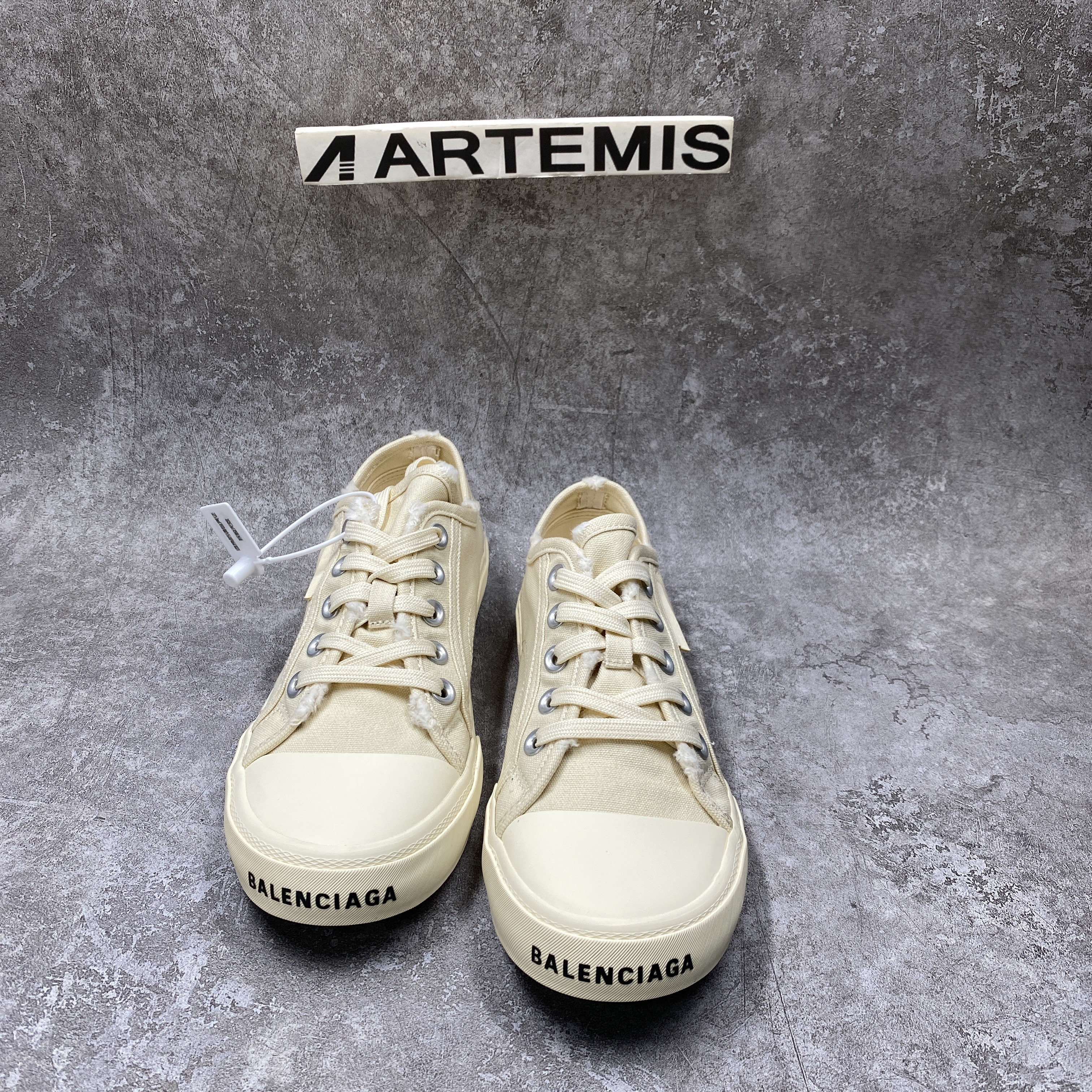 PARIS LOW TOP SNEAKER IN WHITE