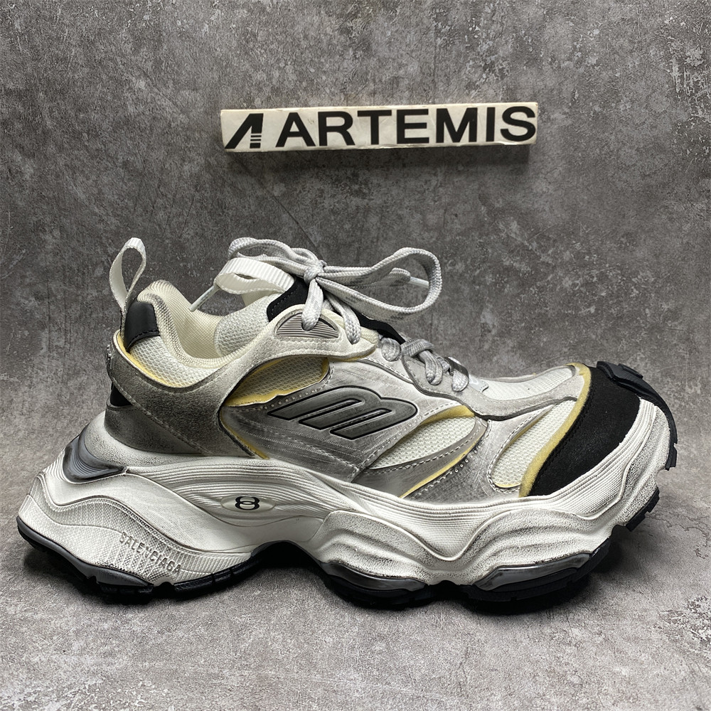 Balenciga Cargo Sneaker white Grey