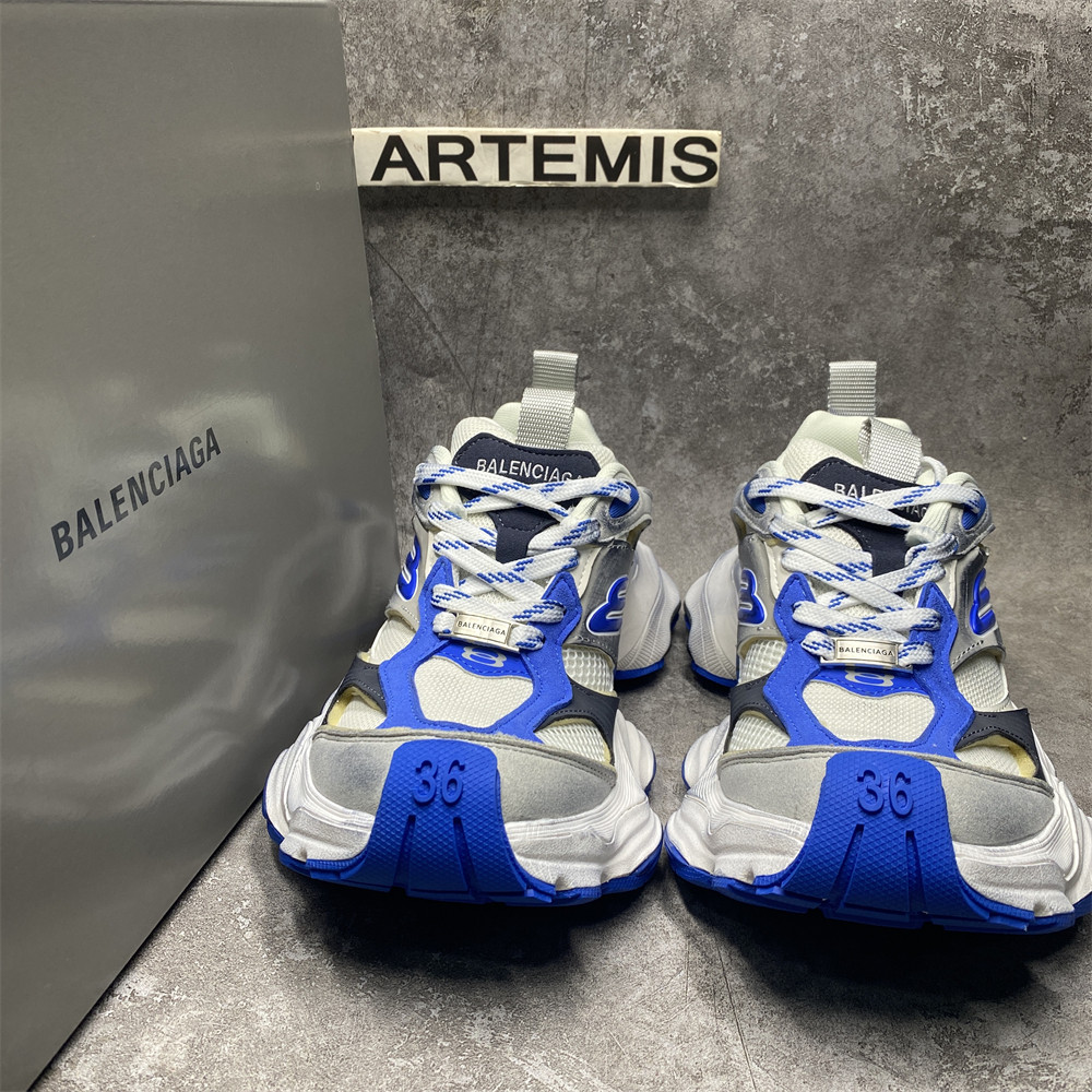 Balenciga Cargo White Grey Blue