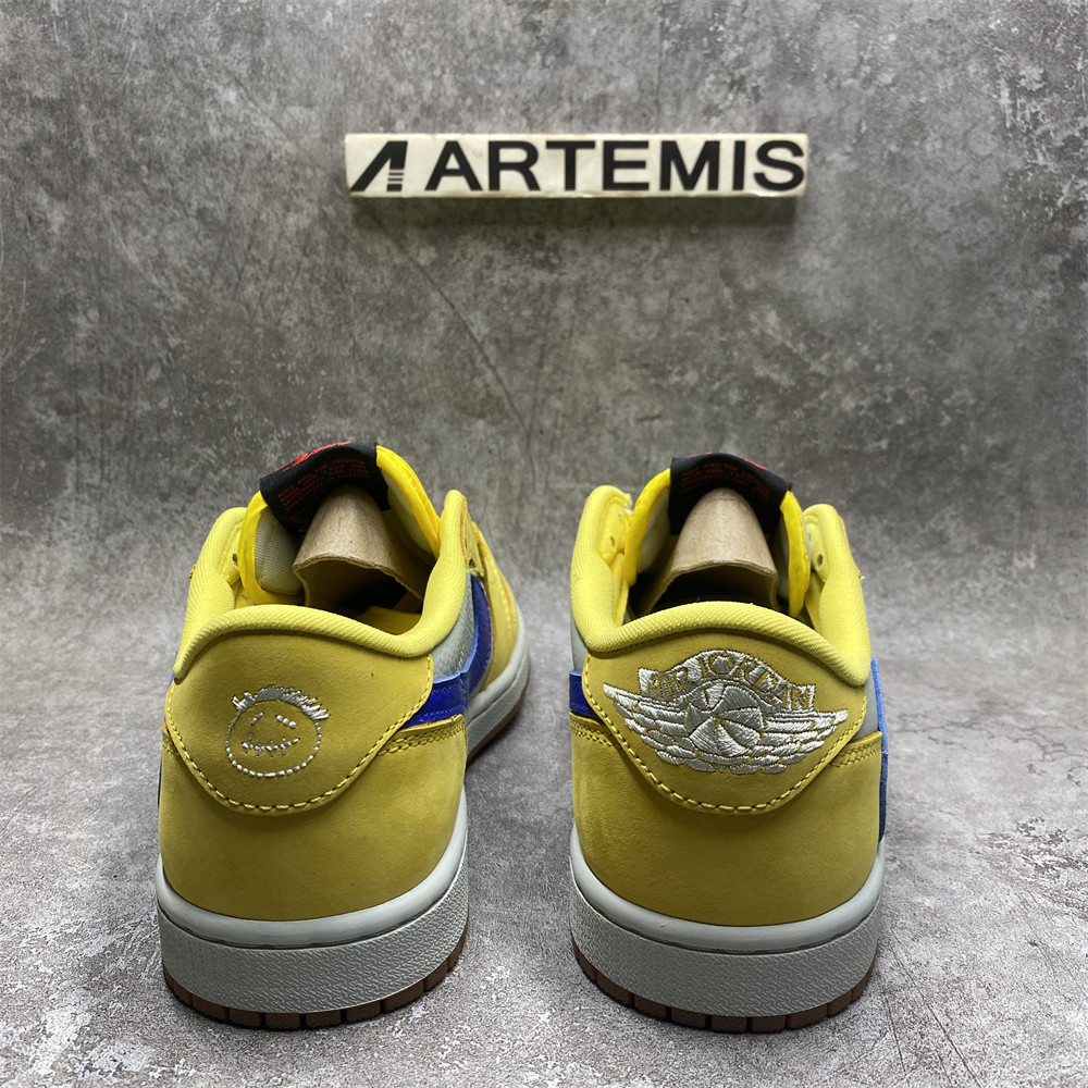 Travis Scott x Nike Air Jordan 1 Low OG Canary Yellow