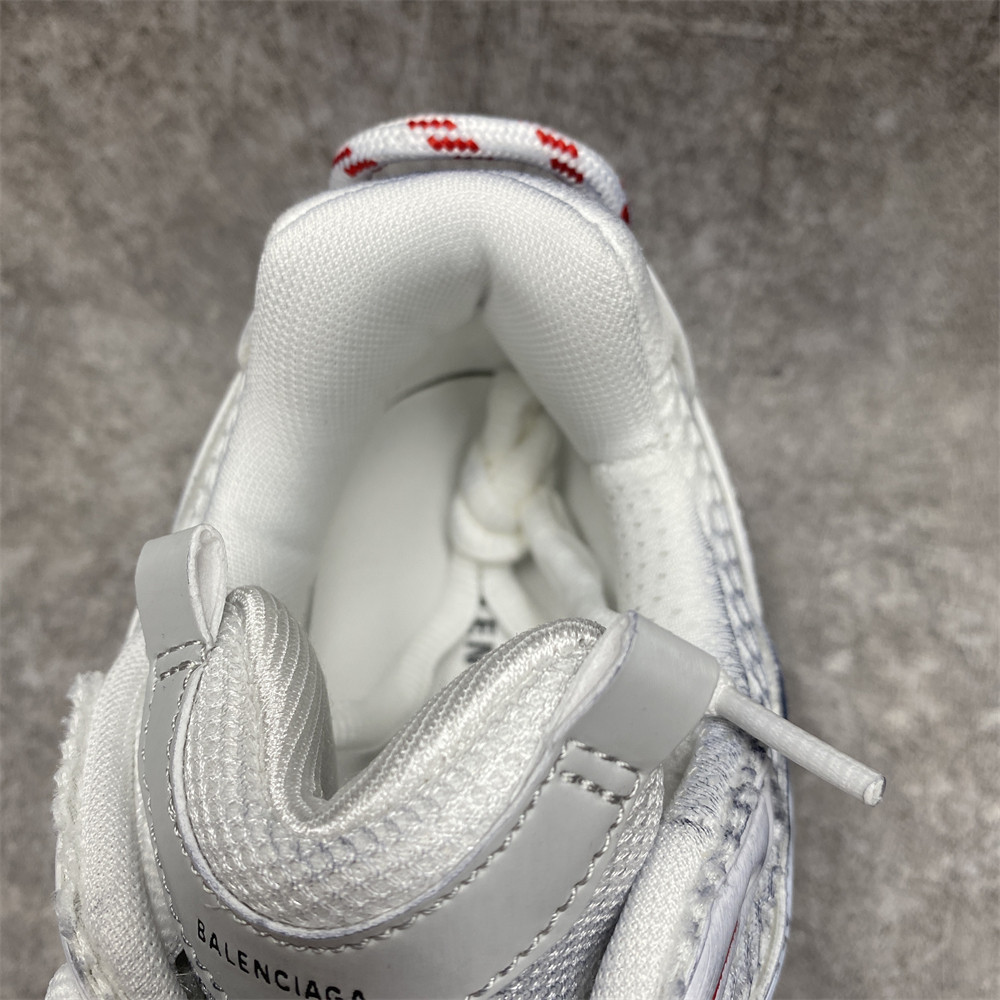 Balenciga Runner White Grey Red