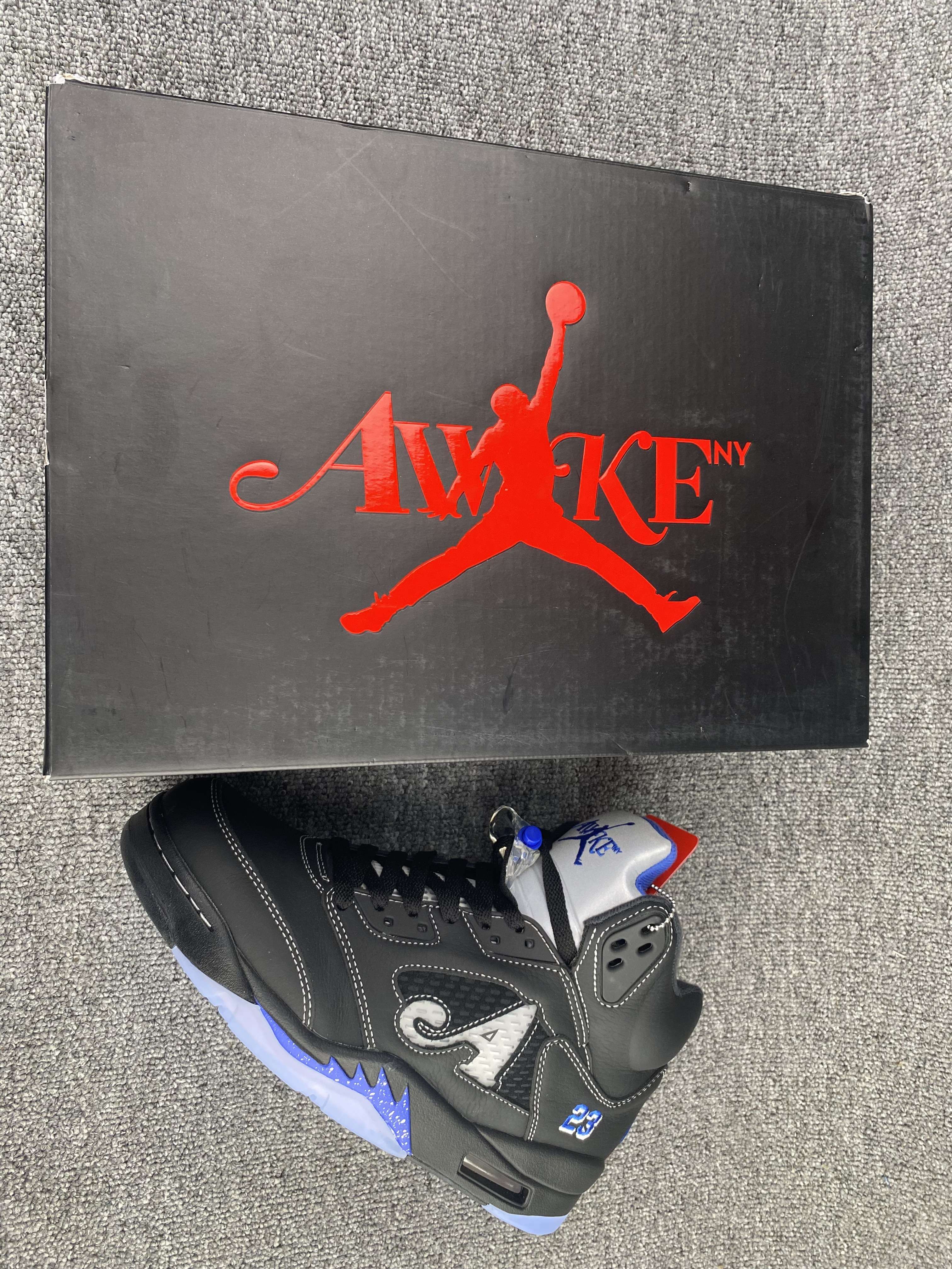 UA Jordan 5 Retro Awake NY Black