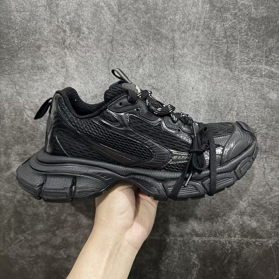 UA Balenciga 3XL Knit Sneaker Black (run one size large)