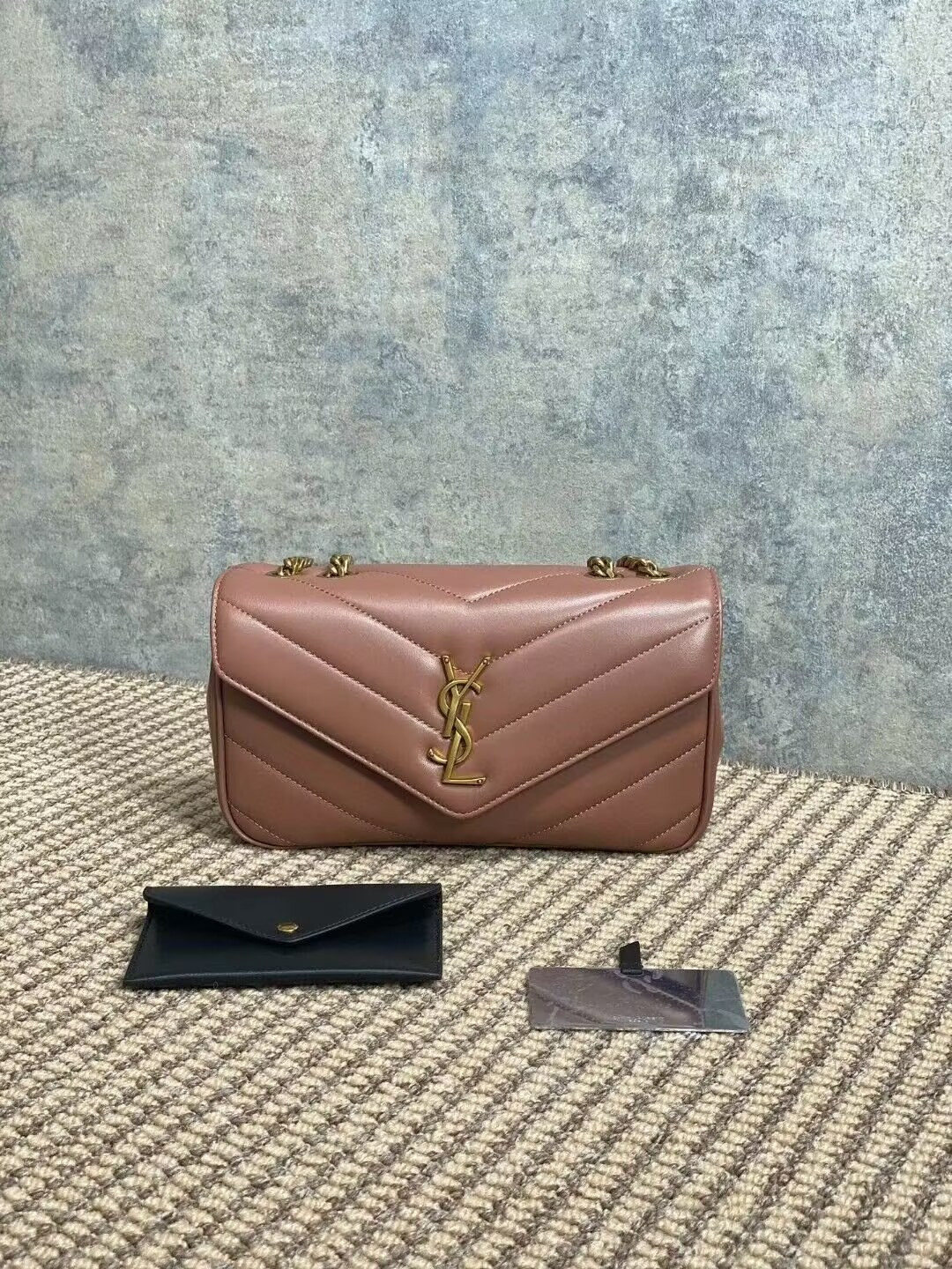 Y*L loulou small in matelassÉ lambskin 24x14x6cm
