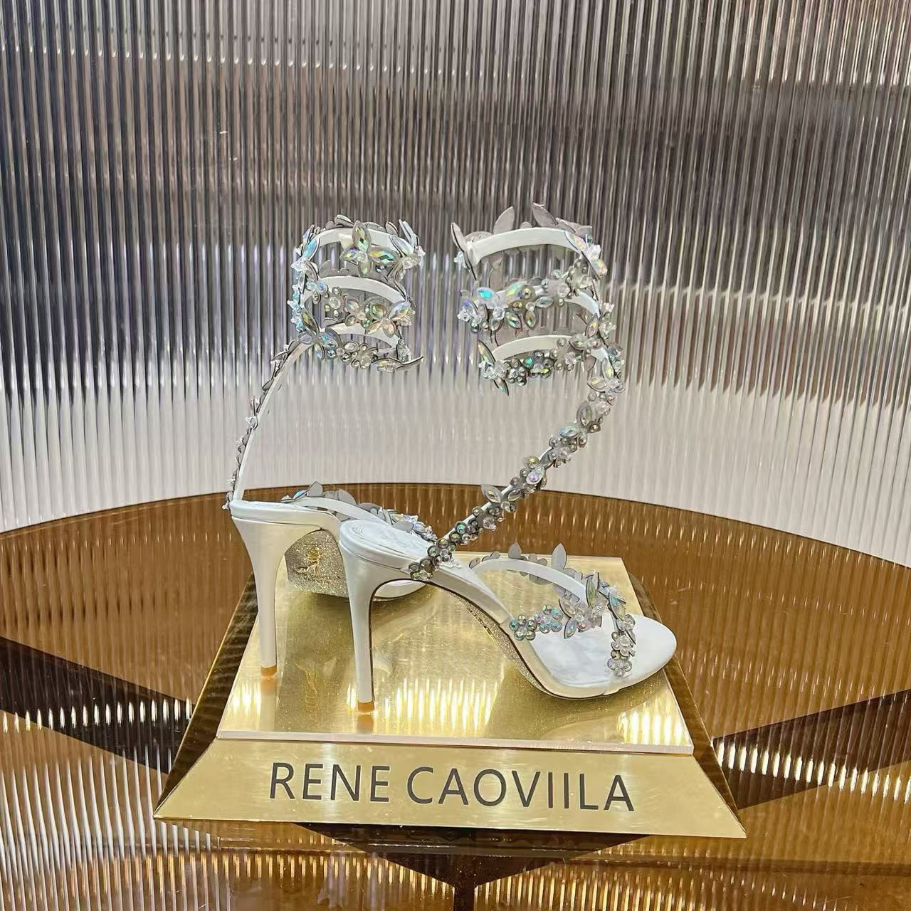 UA RENÉ CAOVILLA Cleo Pumps Sandals 95mm