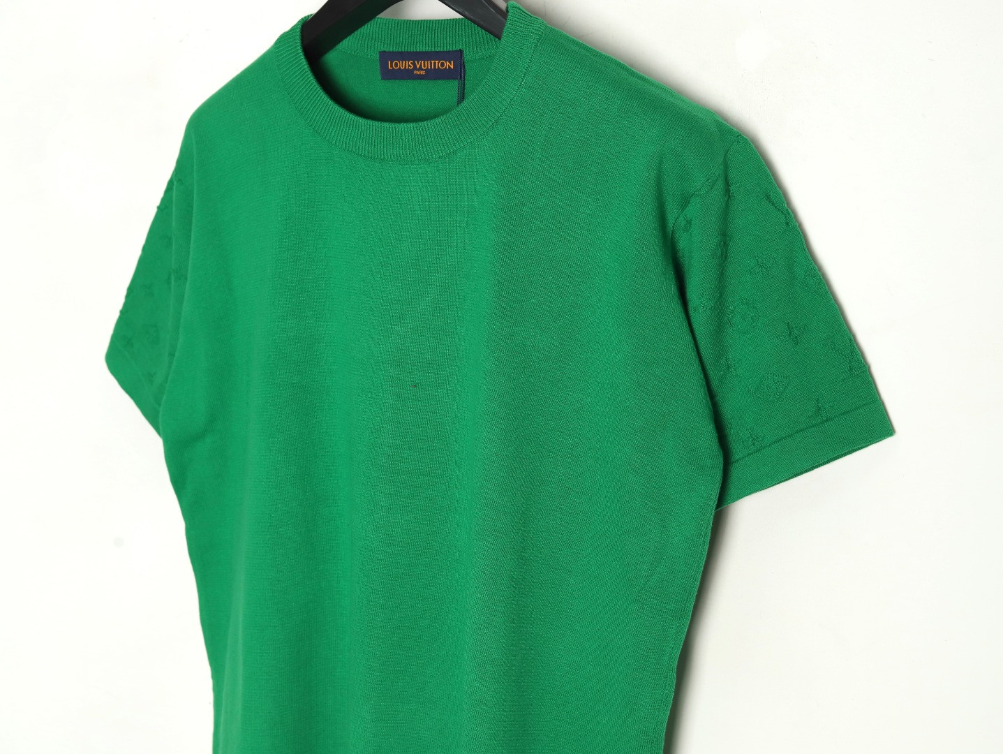 l0*is V*t0n lv 25fw knitting short-sleeved