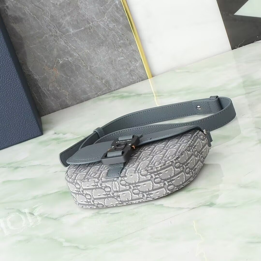 D*or mini saddle messenger bag with flap 19.5x13x4.3cm