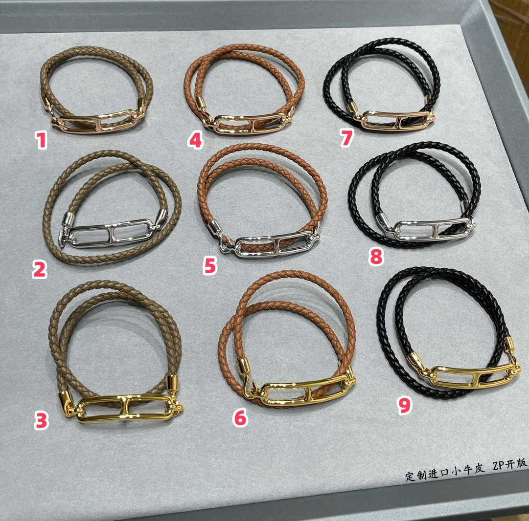 H**me5  h  leather cord bracelet