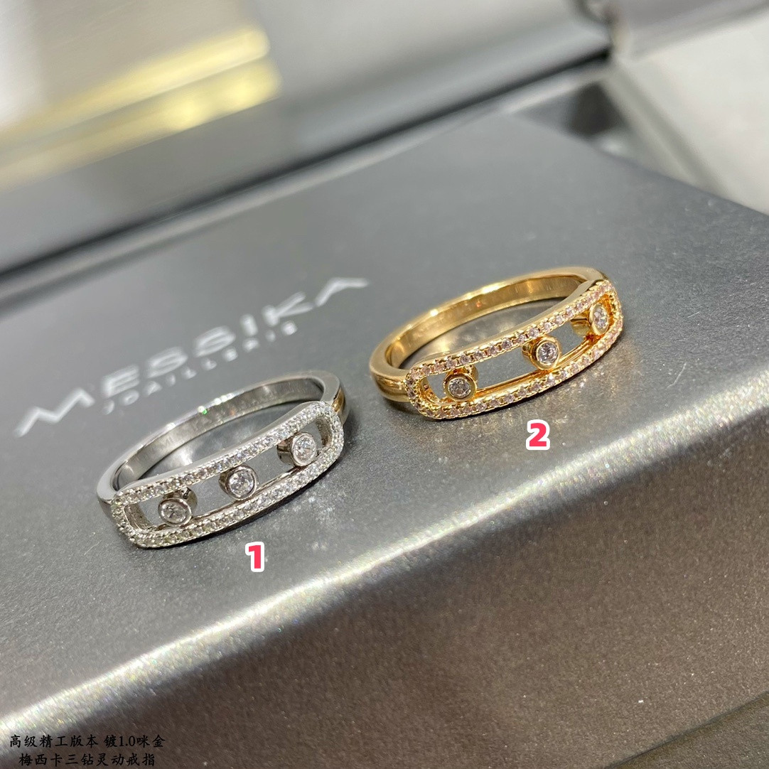 messika three Di*m*nd moving ring