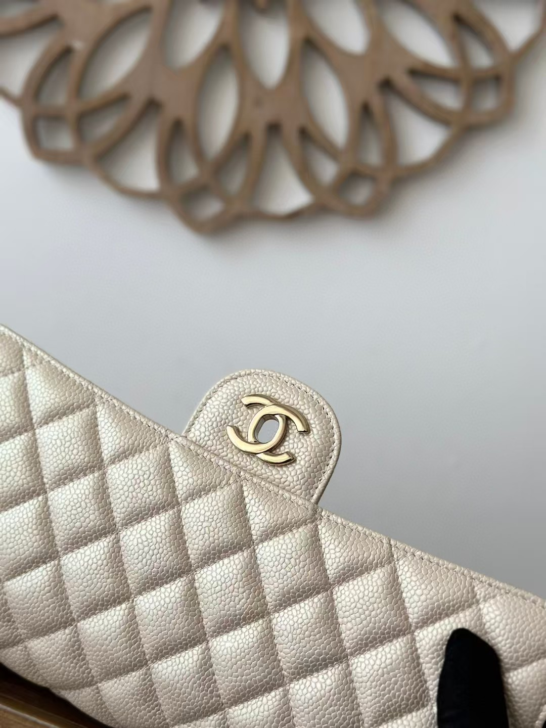 Ch*el classic flap handbag cf 25.5x 15x6cm