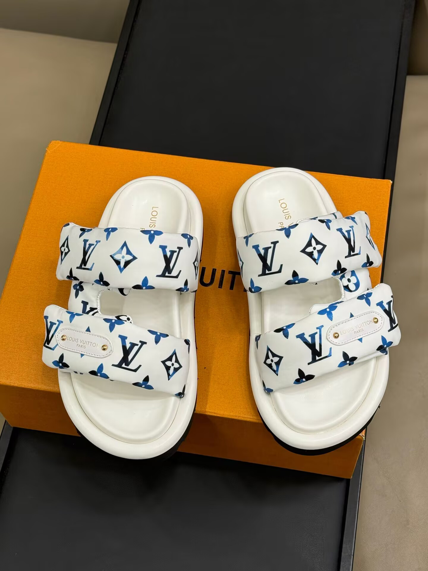 UA LV Pool Pillow Mules