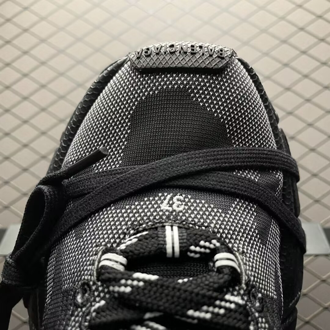 UA Balenciga 3XL Knit Sneaker Black (run one size large)
