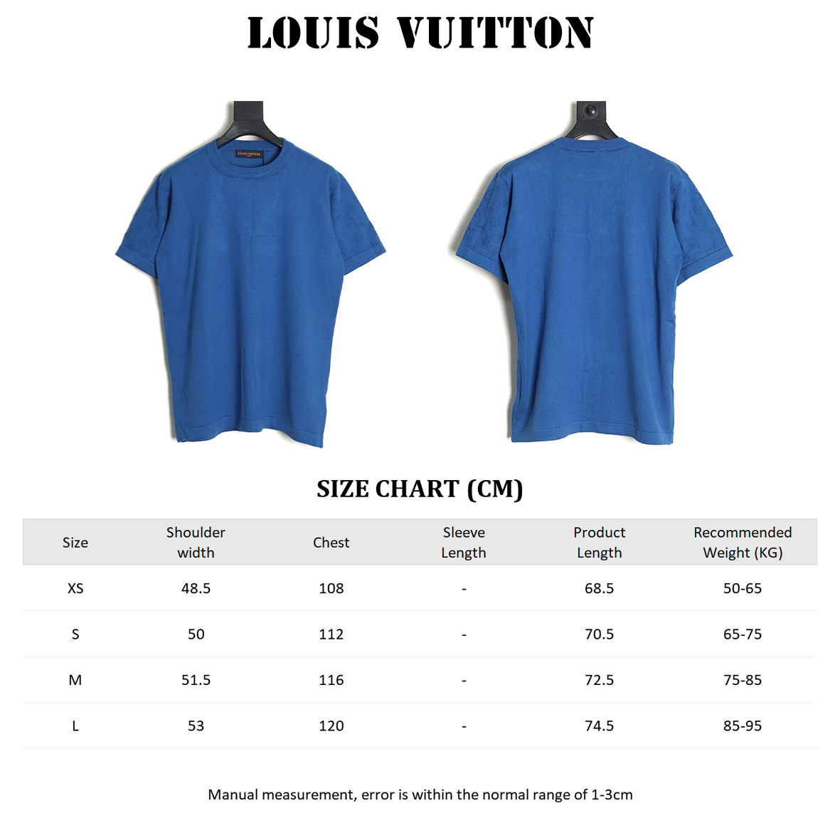 l0*is V*t0n lv 25fw knitting short-sleeved