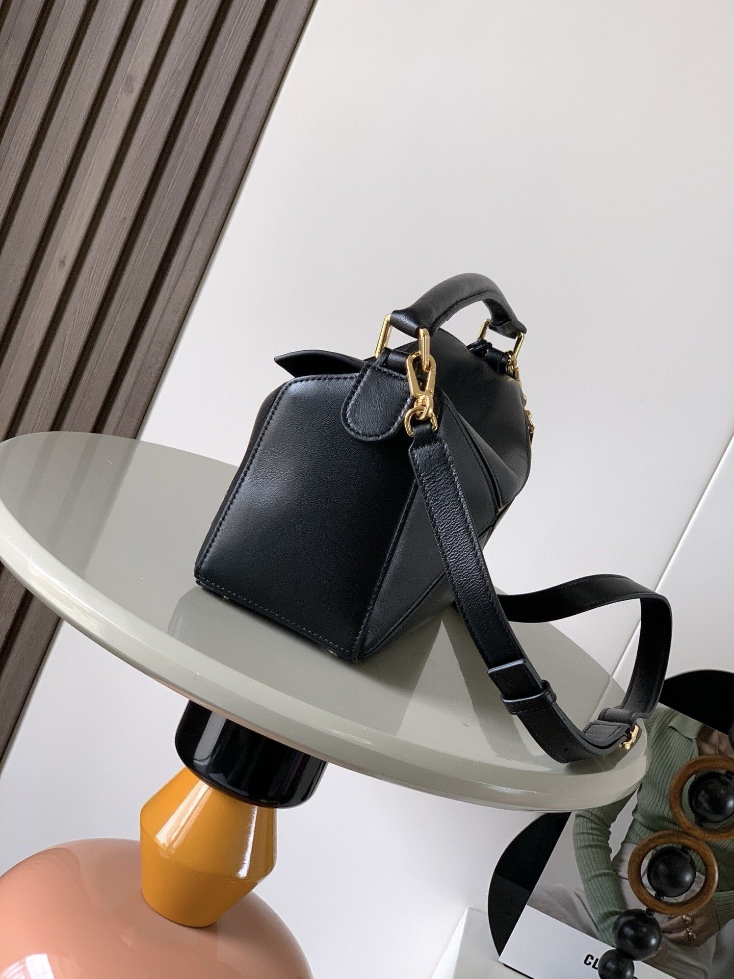L0ew* small featherlight puzzle bag in nappa lambskin 16.5x24x10.5cm
