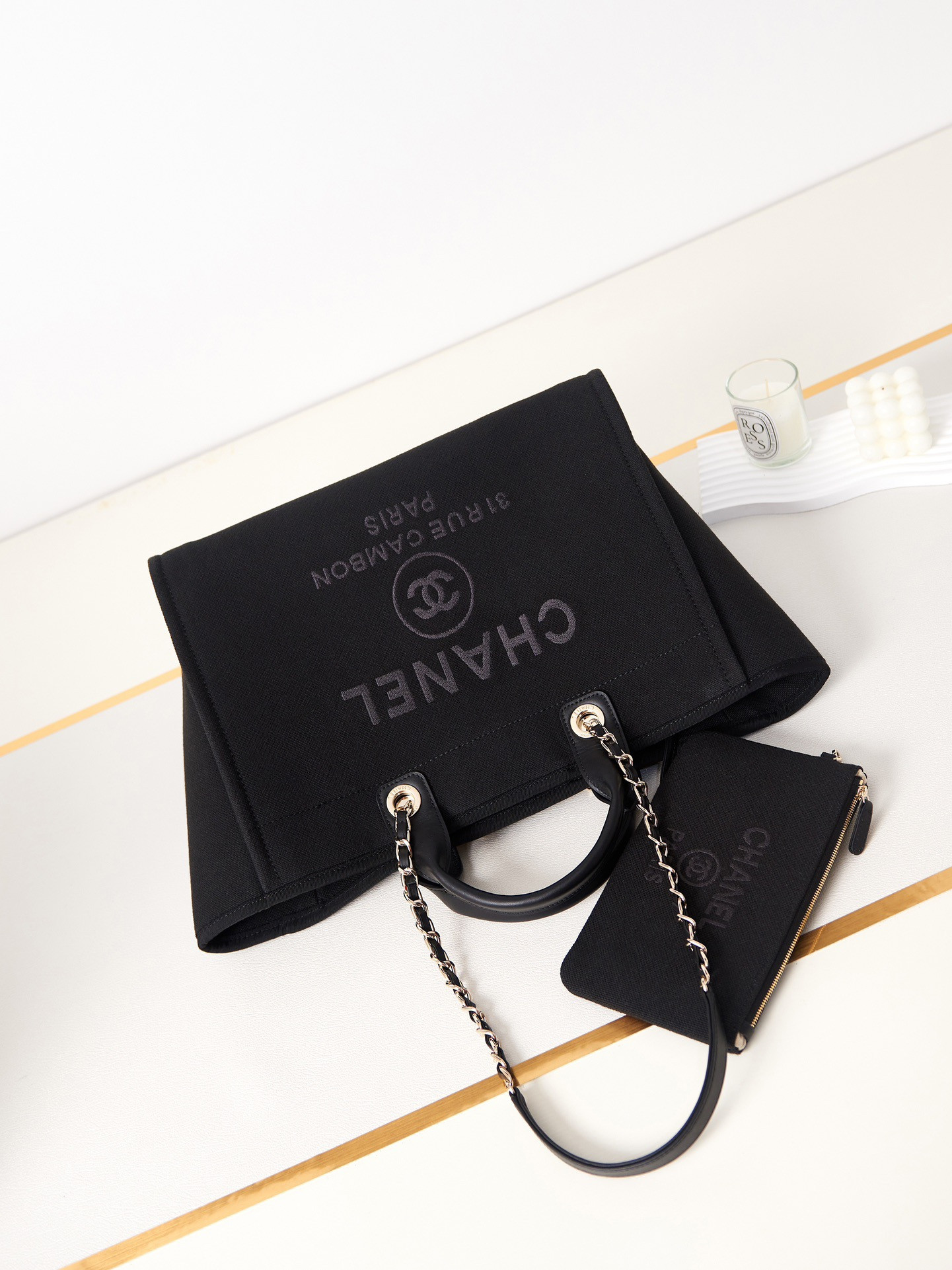 Ch*el shopping bag 30x39x22cm