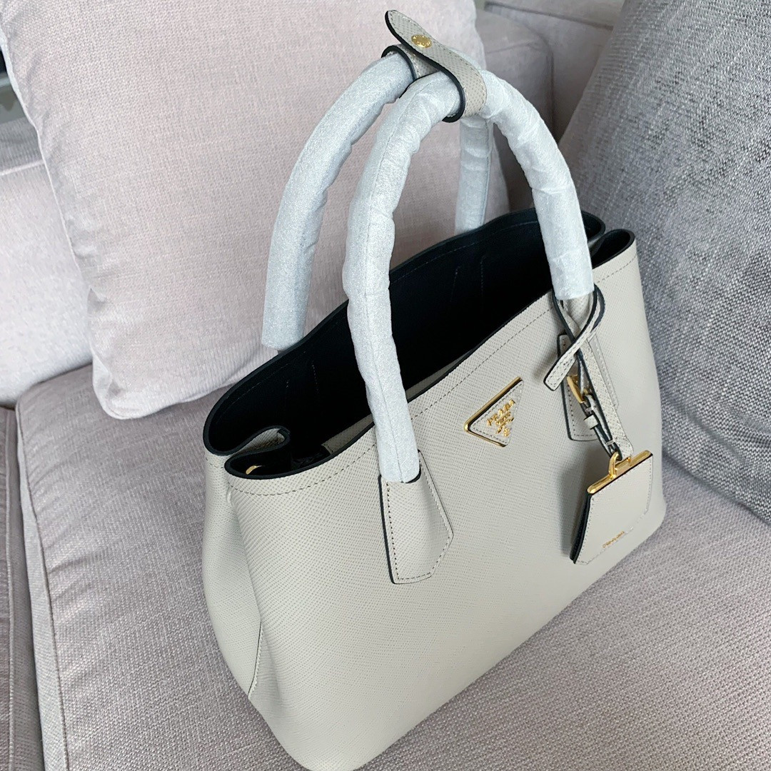 Pra*a double tote small size 30cm
