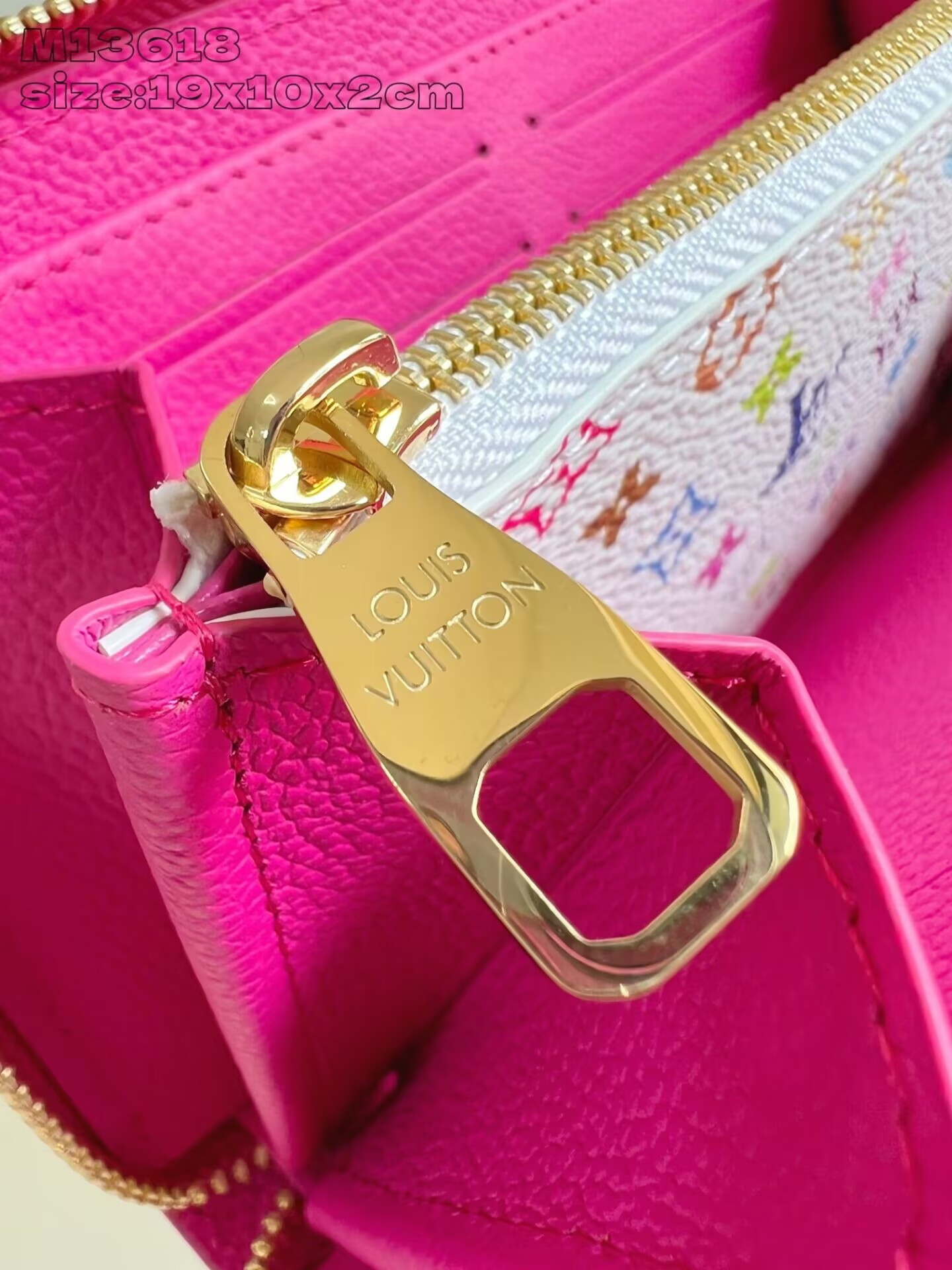 LV x TM Zippy Wallet M13618 19x10x2cm