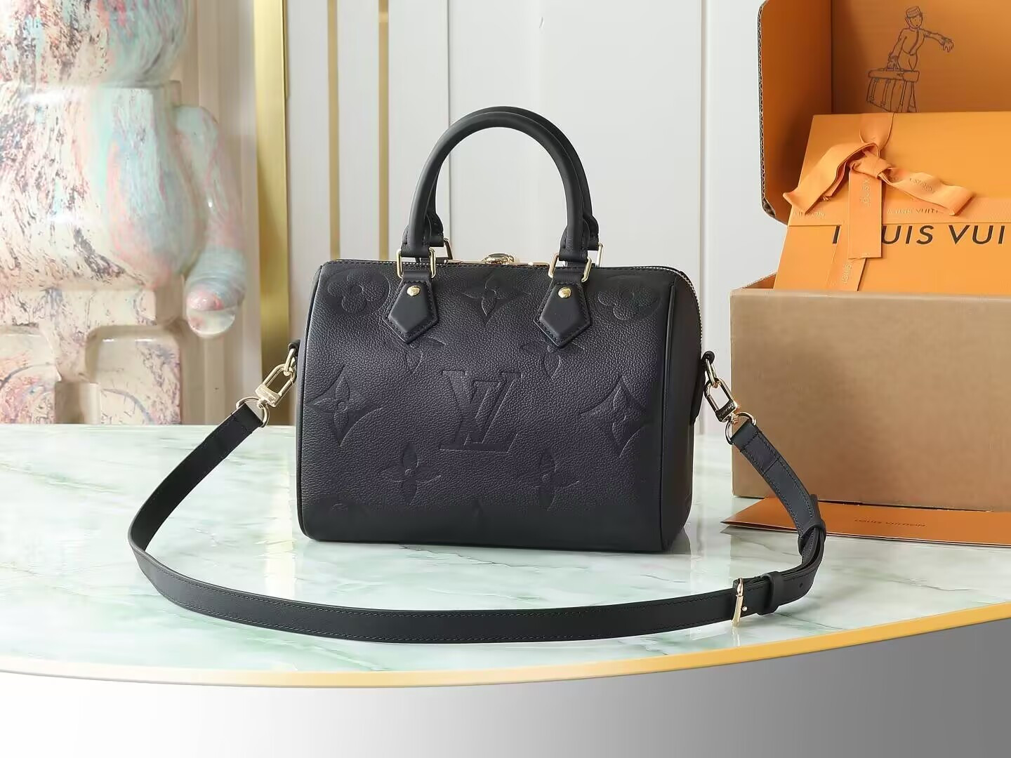 LV Speedy Bandoulière 25 M58951 25x19x15cm