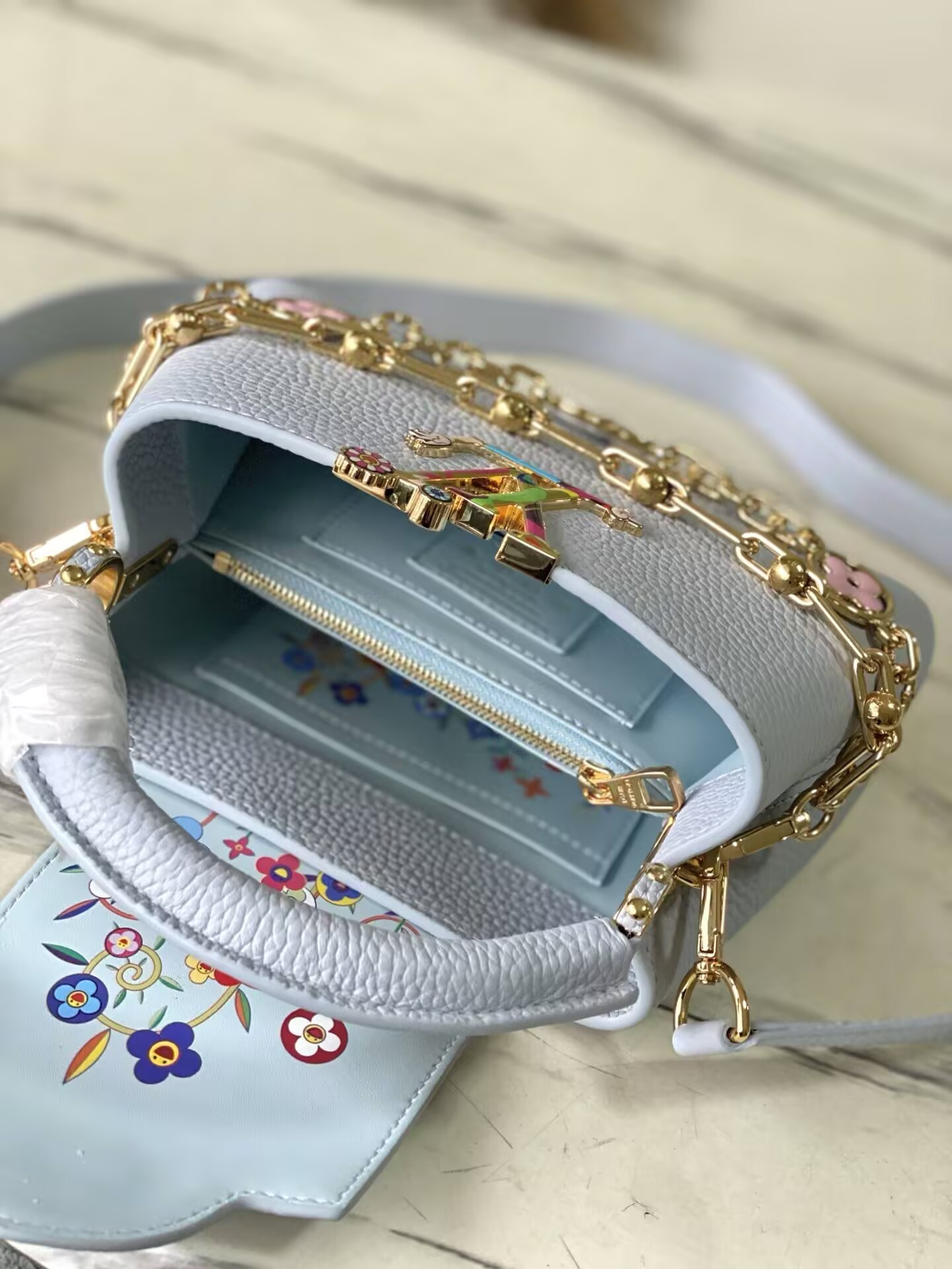 LV x TM Capucines East-West Mini M13707 22x12x8cm