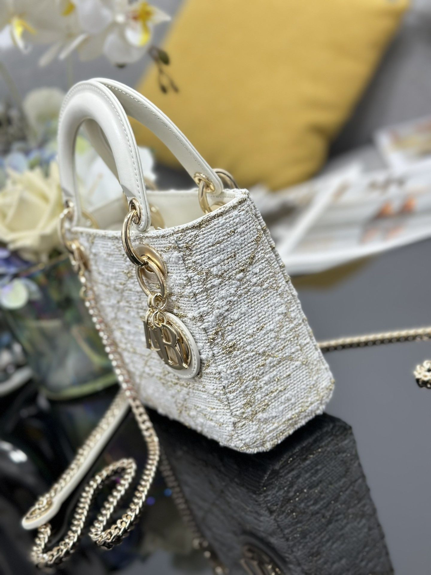 mini lady D*or bag 17x15x7cm