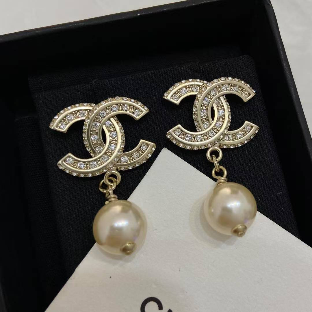 Ch*el earrings