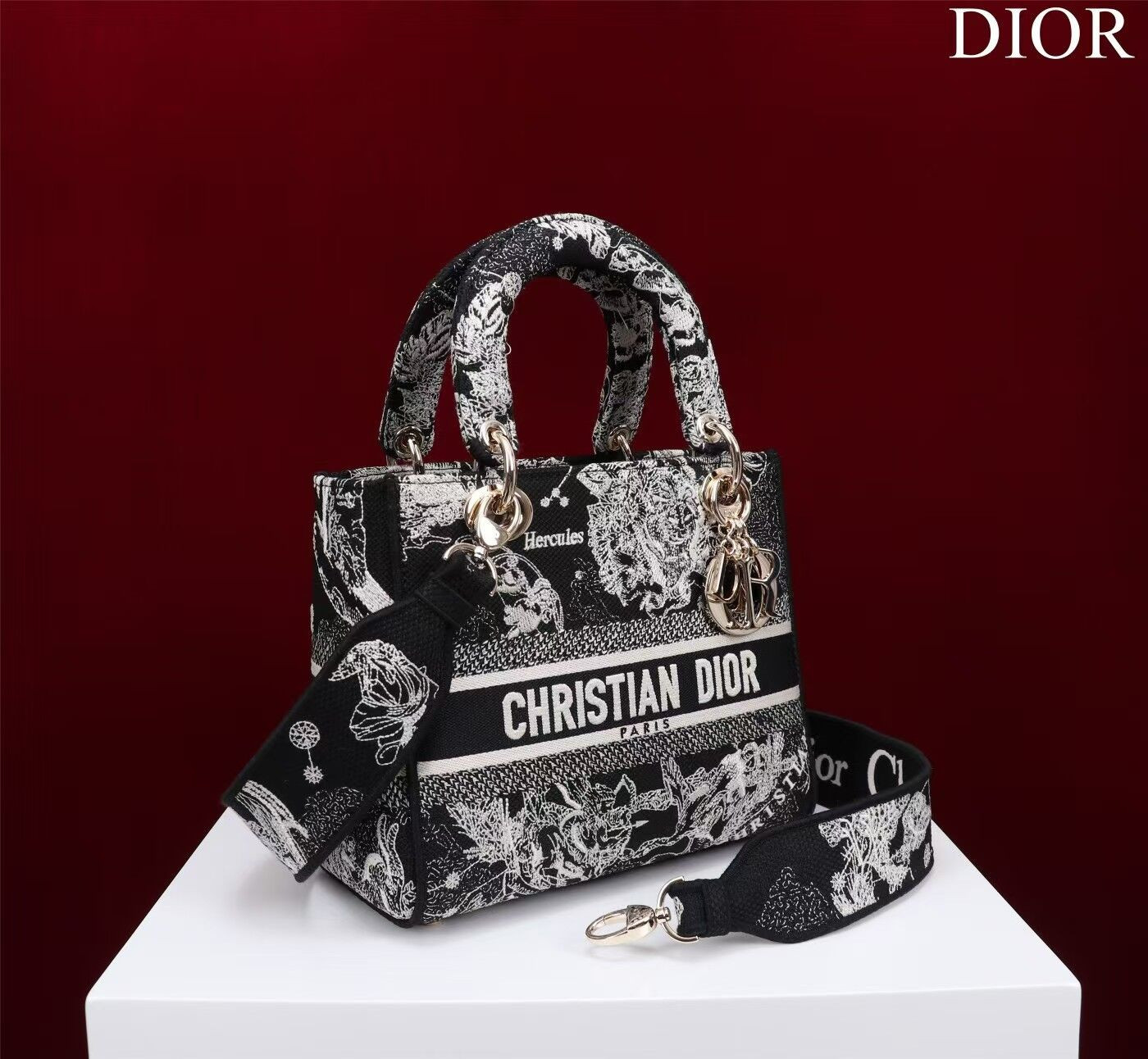 medium D*or lady d-lite bag  24 x 20 x 11 cm