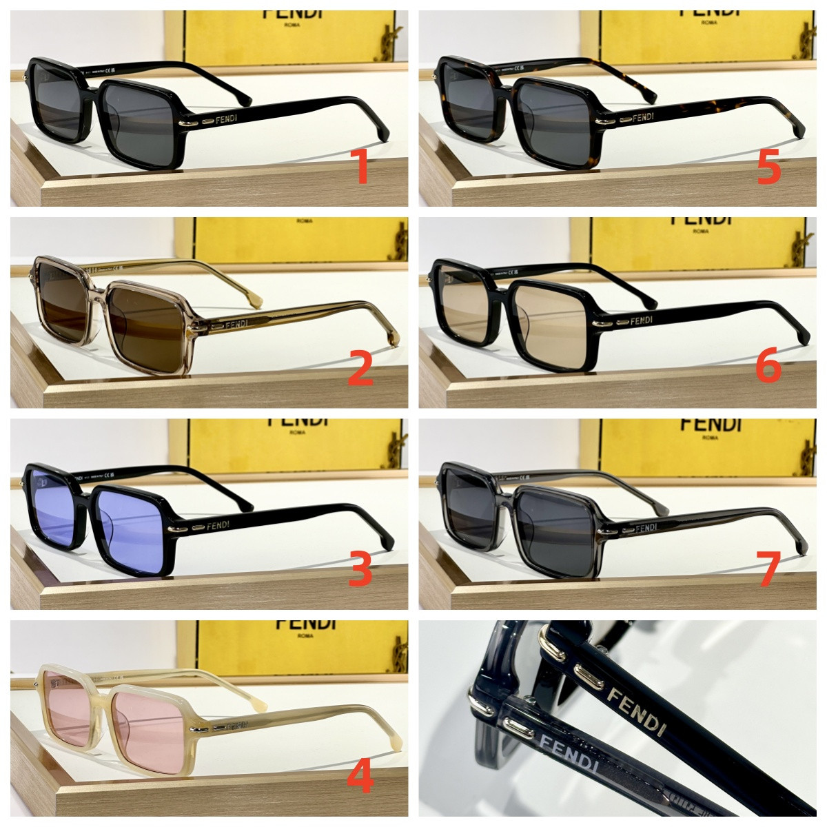 F**di glasses fe40174i 51-17-140