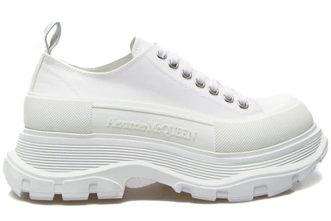 ale*d*r M*Q*en tread slick low lace up white