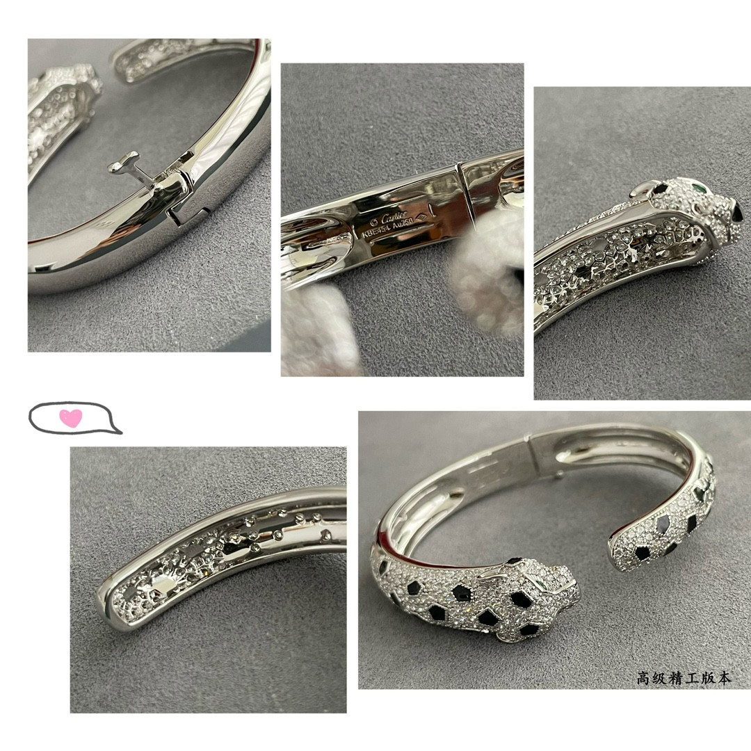 Ca*t*er single spotted leopard bracelet