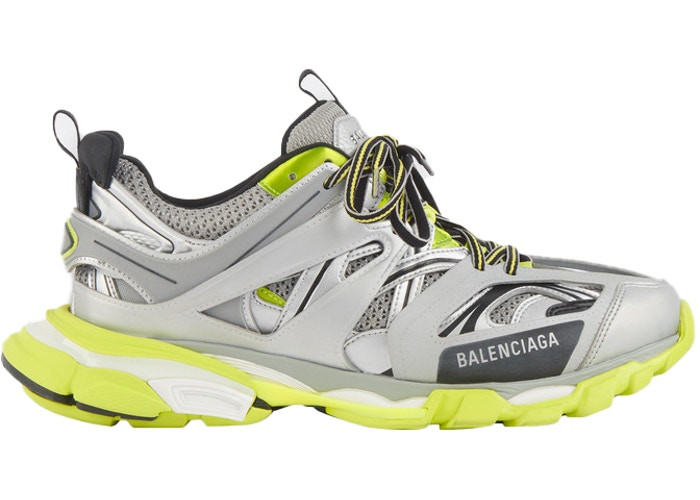 Balenciga Track Silver Neon Yellow