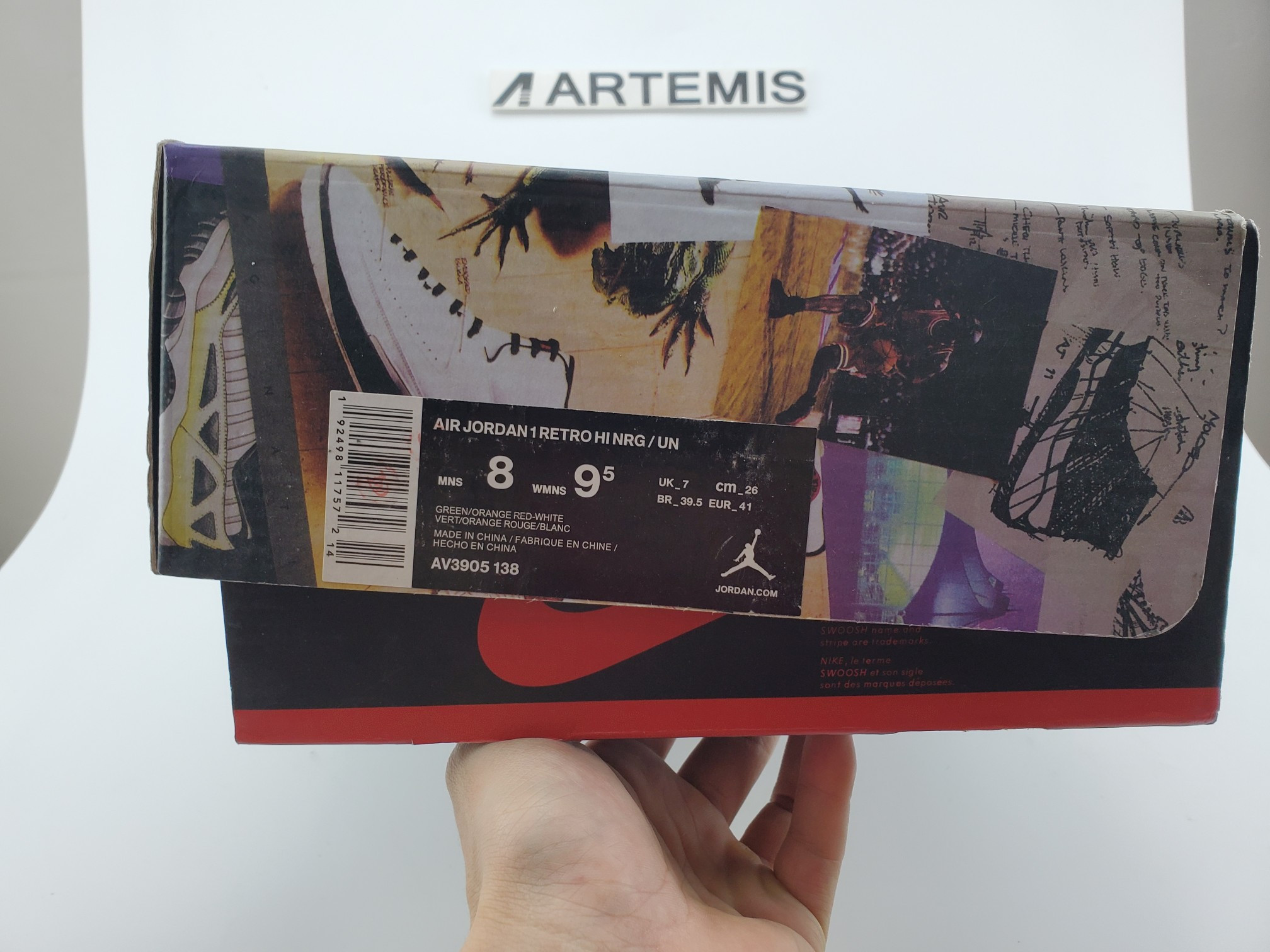 Air Jordan 1 Retro High SoleFly Art Basel Sail