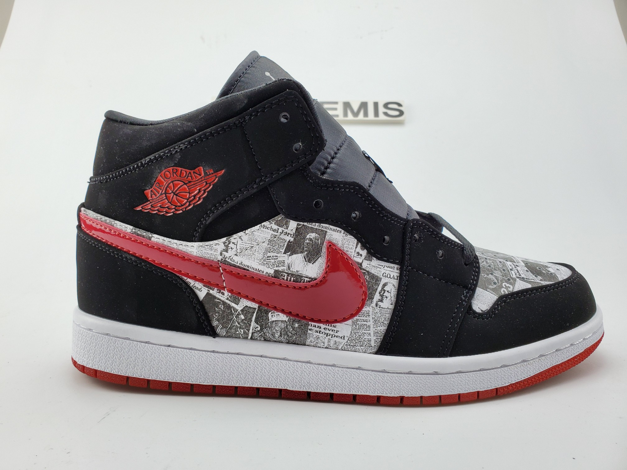 Air Jordan 1 Mid Newspaper Air Times