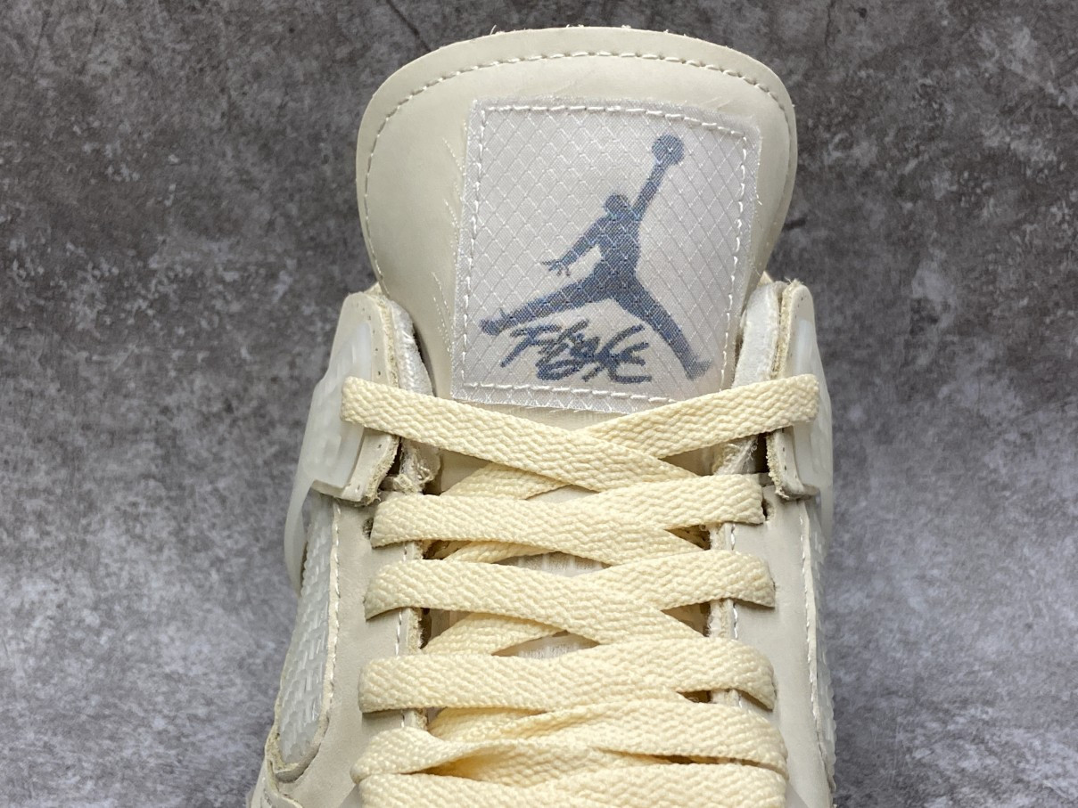 Air Jordan 4 Retro Off-White Sail