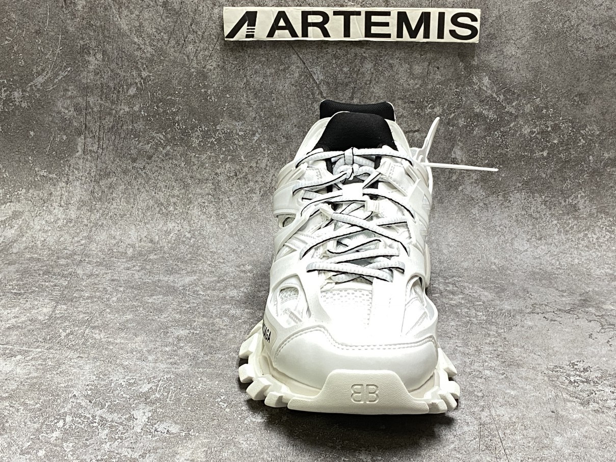 Balenciga Track White Black With Led Light