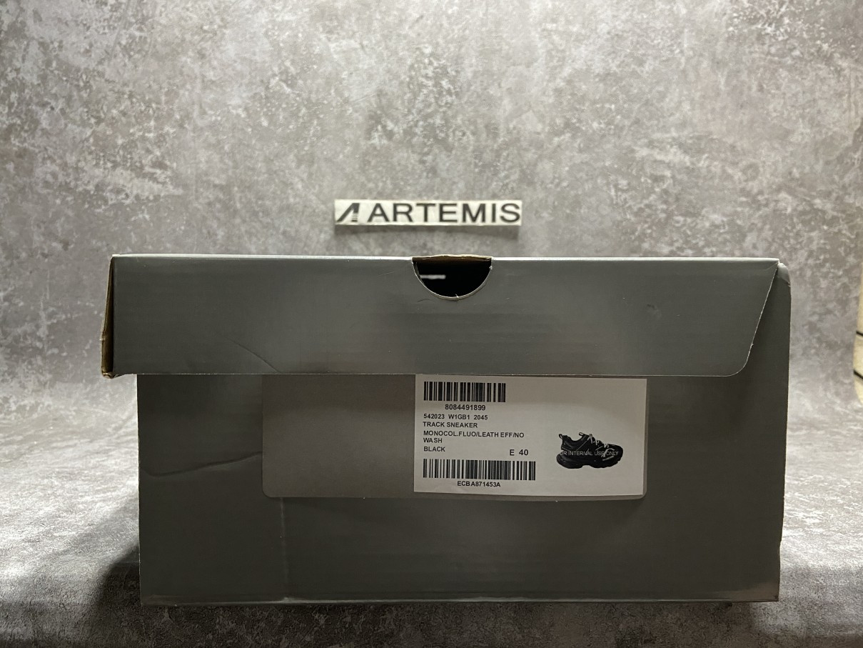 Balenciga Track Black White