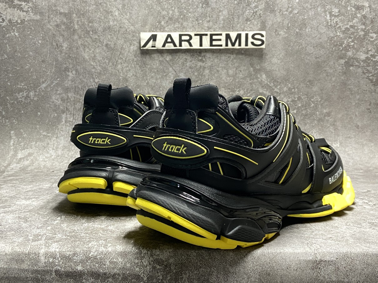 Balenciga Track Sneaker Black Yellow