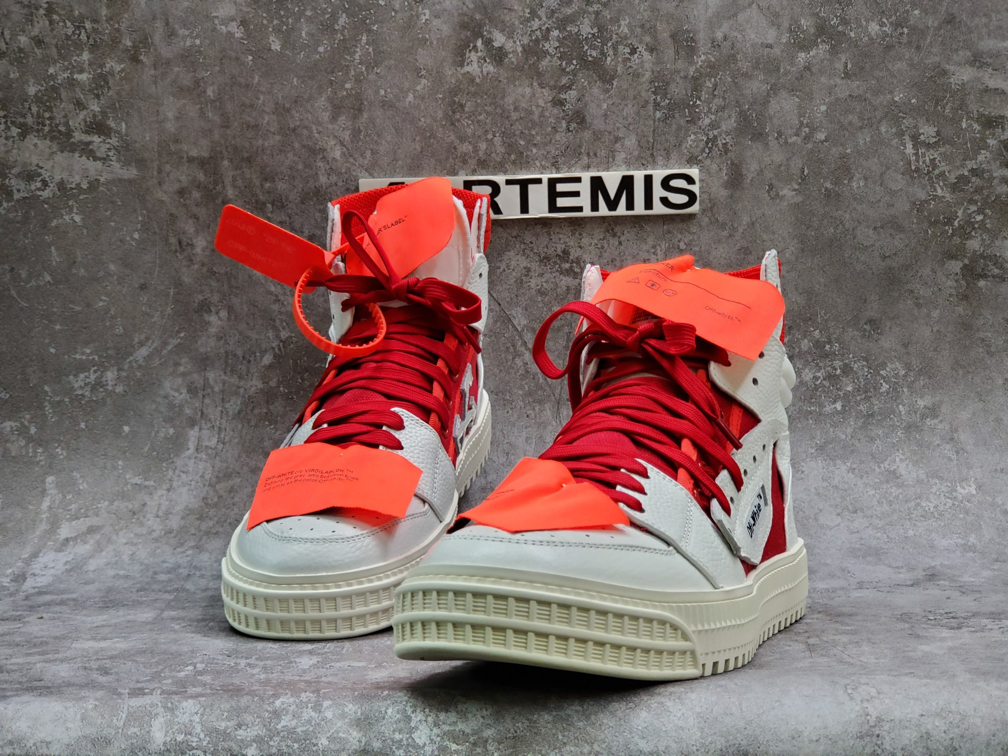 OFF-WHITE Off-Court 3.0 High Red White