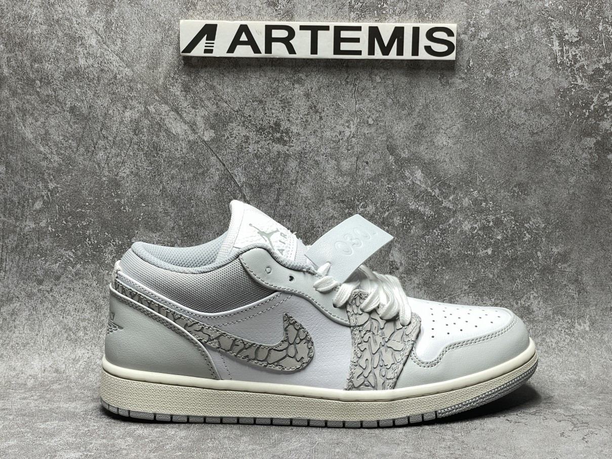 Air Jordan 1 Low PRM Smoke Grey Elephant