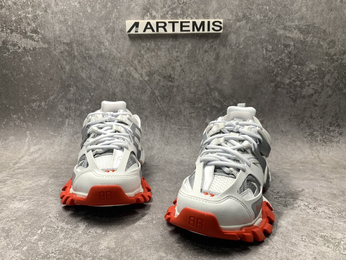 Balenciga Track Sneaker White Red