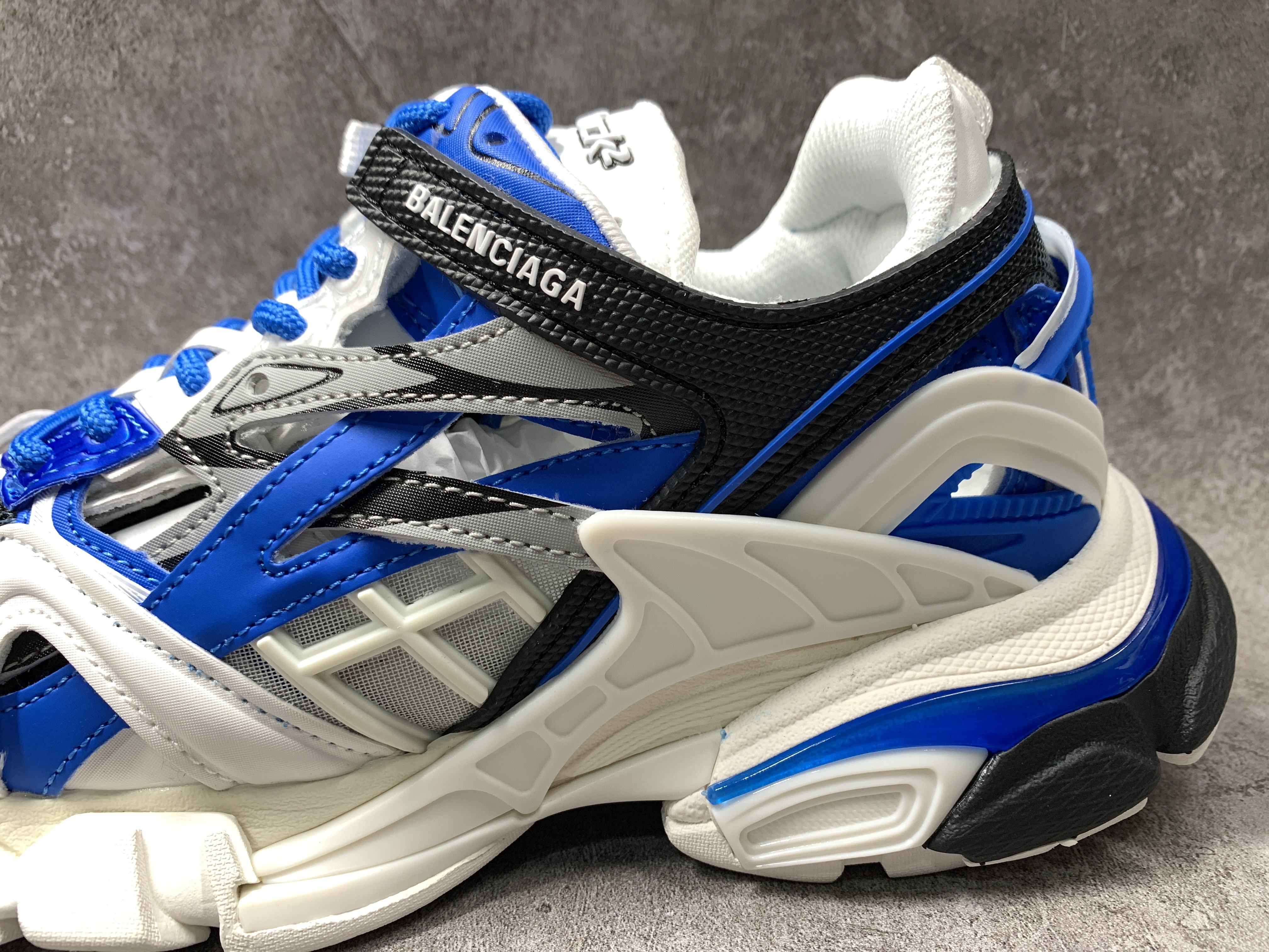 Balenciga TRACK.2 OPEN SNEAKER BLUE