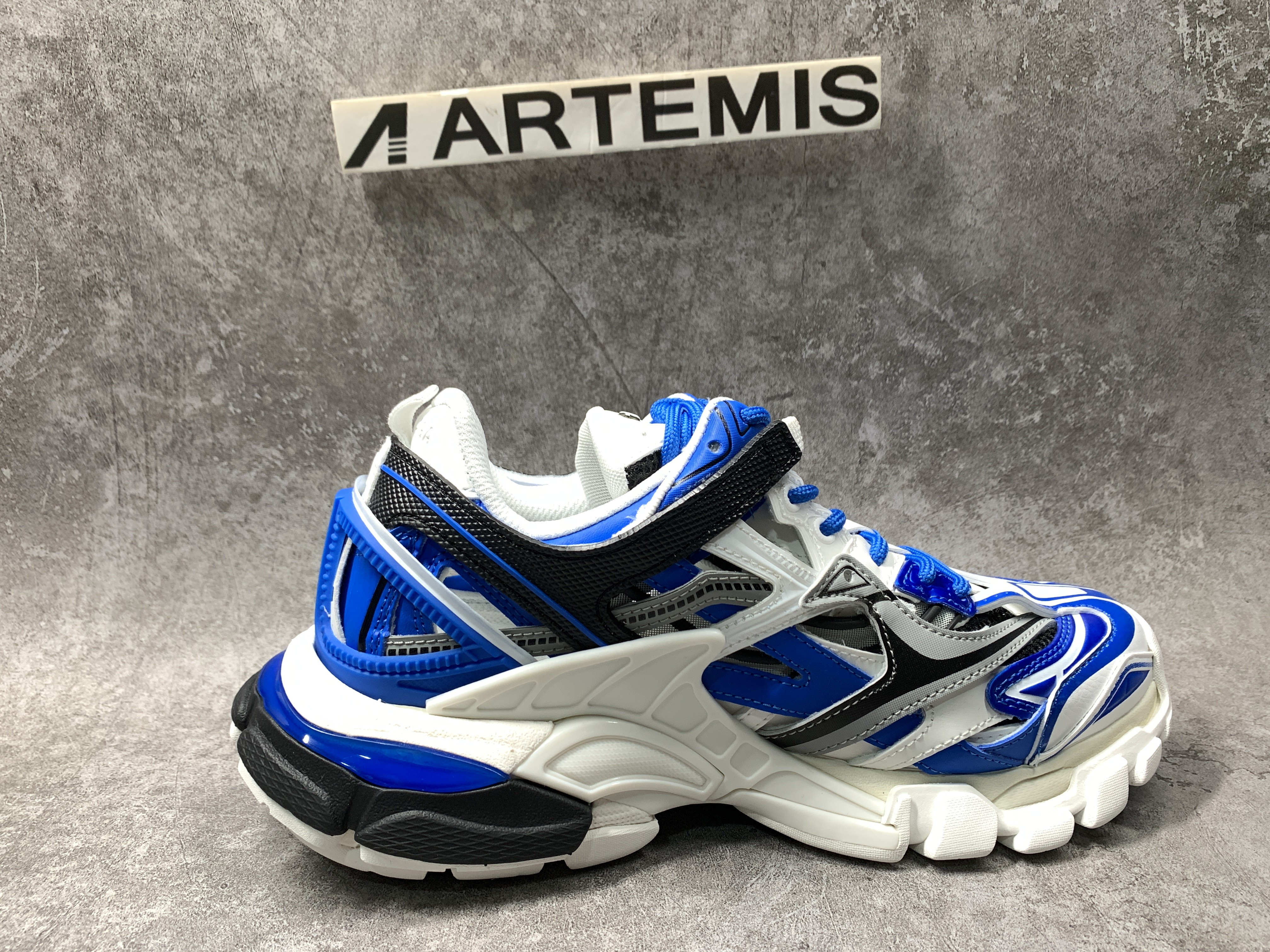Balenciga TRACK.2 OPEN SNEAKER BLUE