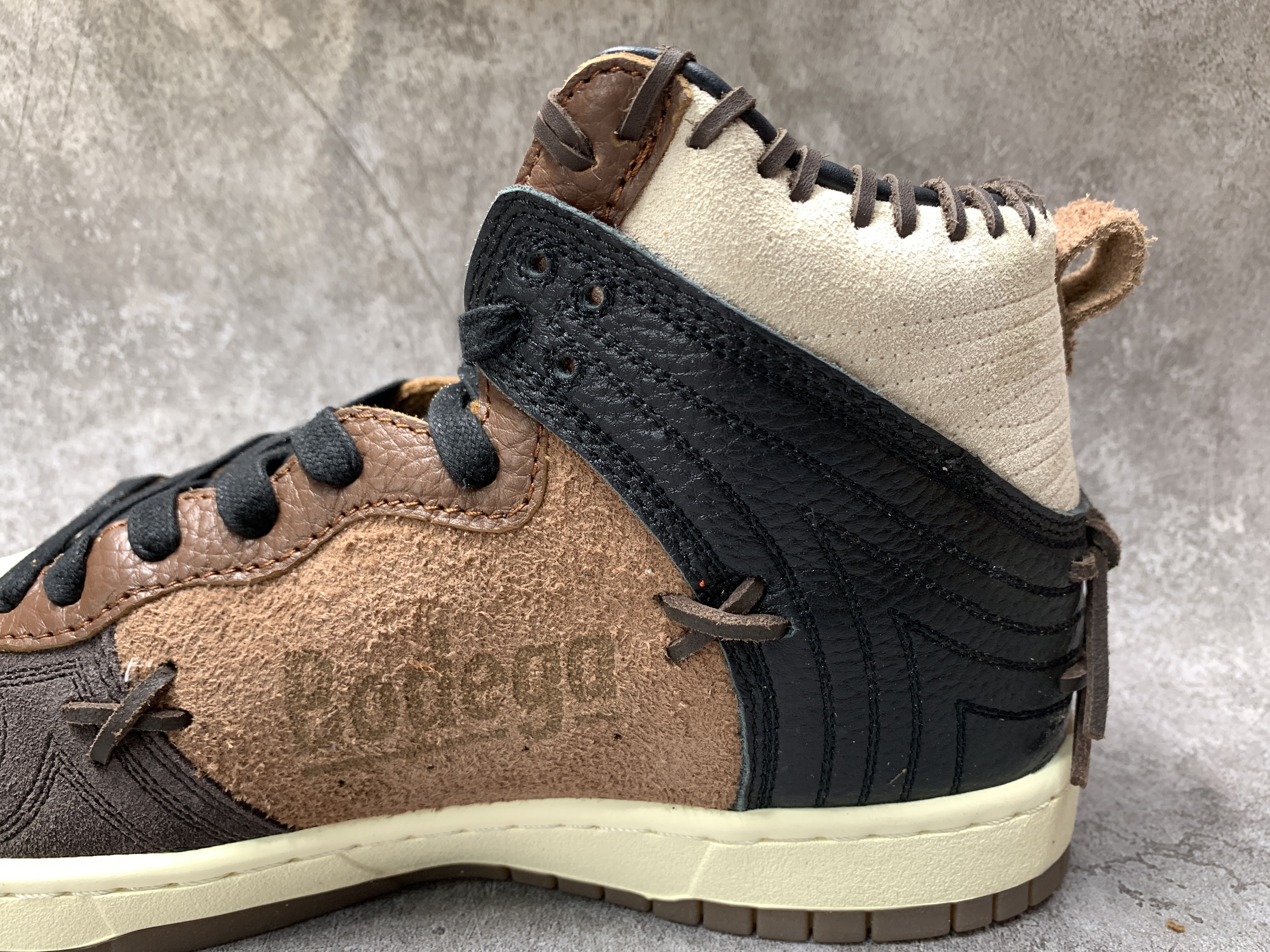 Nike Dunk High Bodega Legend Fauna Brown