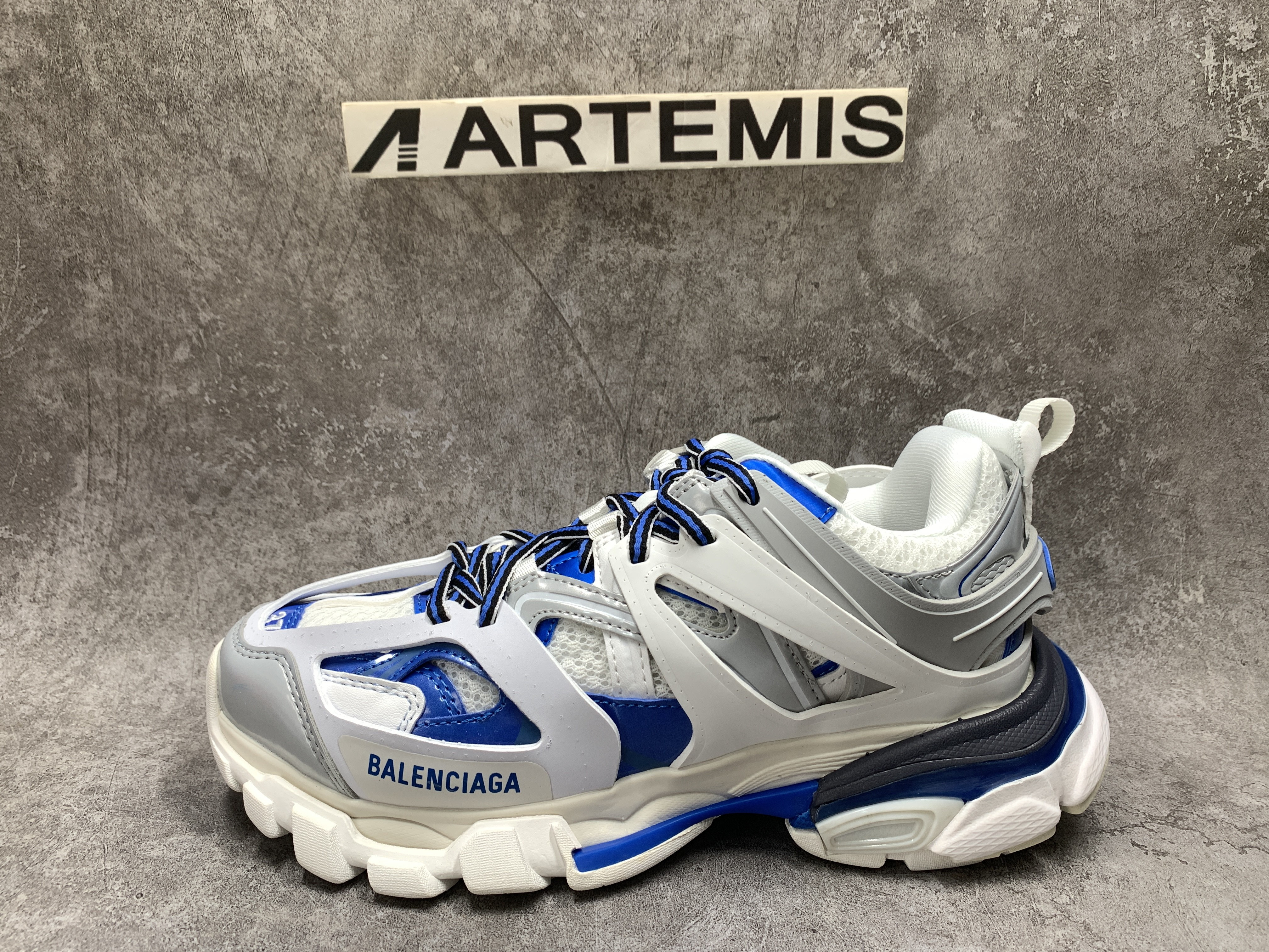 Balenciga Track White Blue